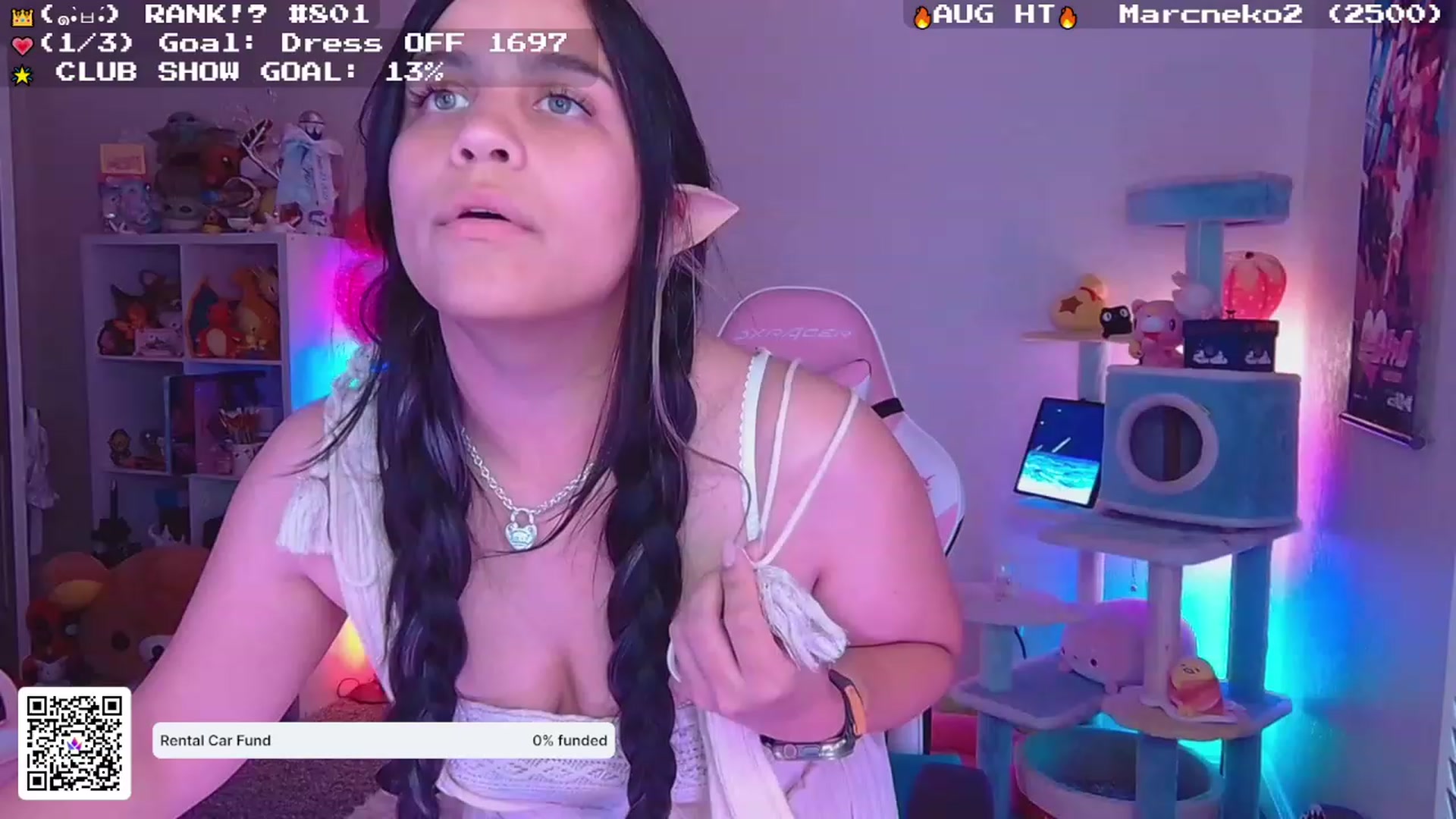 Gallery image thumbnail from Nekobeanxo's myfreecams stream on, 08/17/2023, 01:58 image 1 of 20