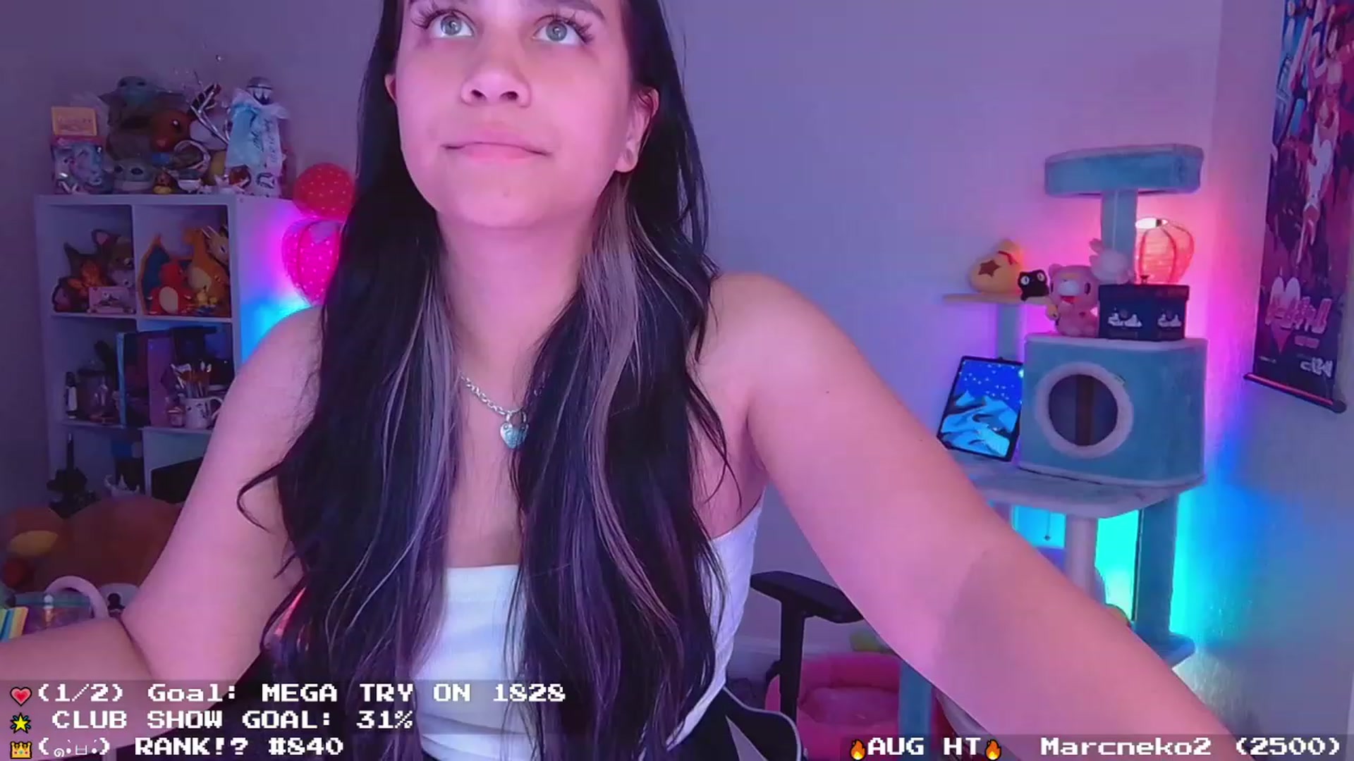 Gallery image thumbnail from Nekobeanxo's myfreecams stream on, 08/21/2023, 03:03 image 2 of 20
