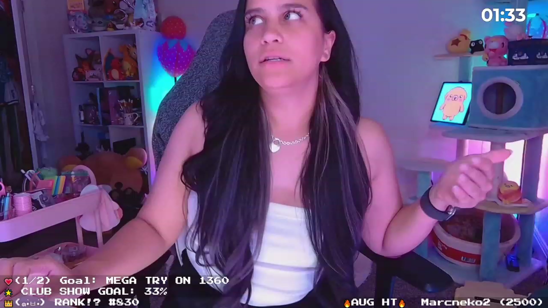 Gallery image thumbnail from Nekobeanxo's myfreecams stream on, 08/21/2023, 03:03 image 12 of 20