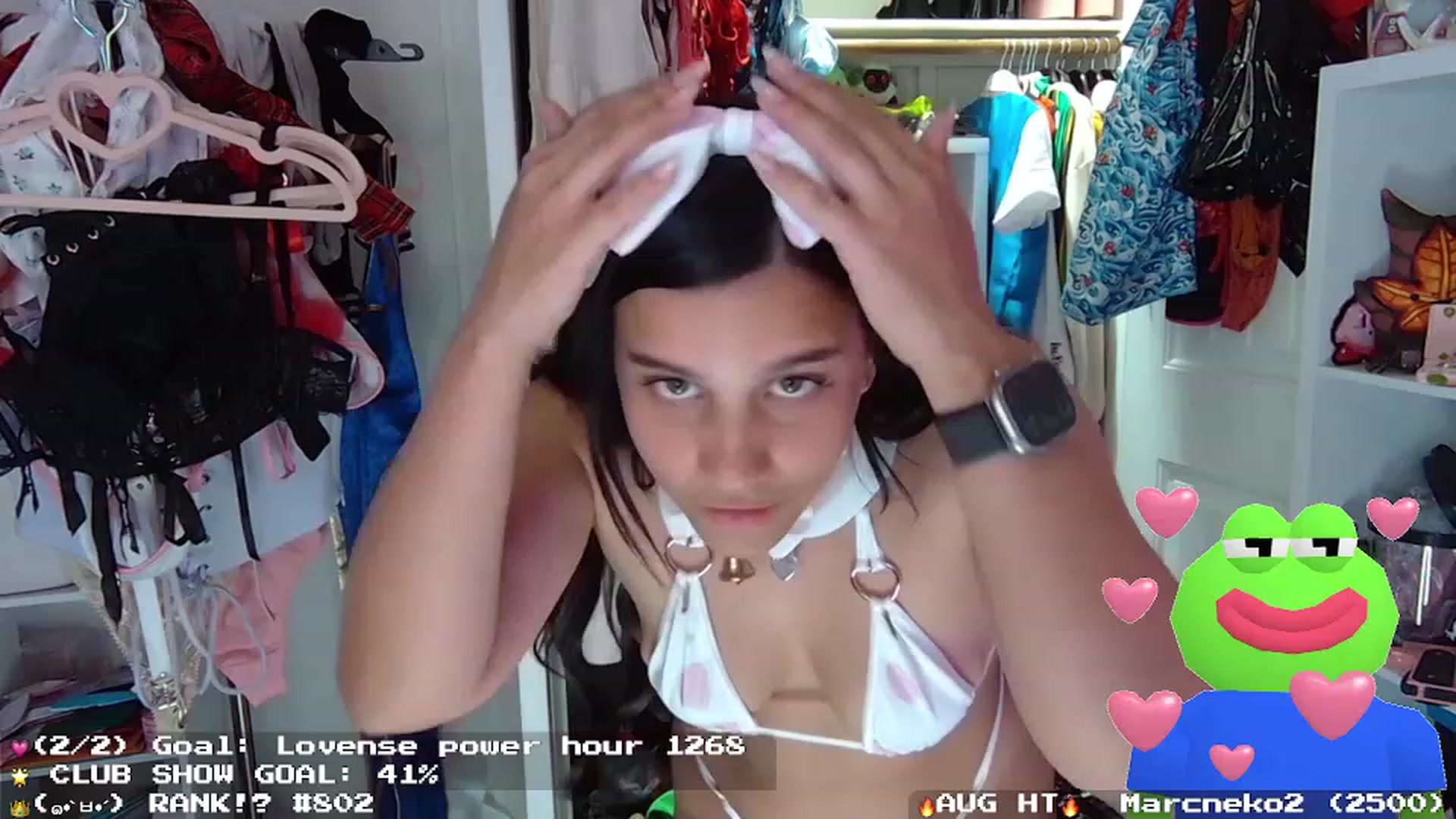 Gallery image thumbnail from Nekobeanxo's myfreecams stream on, 08/21/2023, 04:06 image 14 of 20