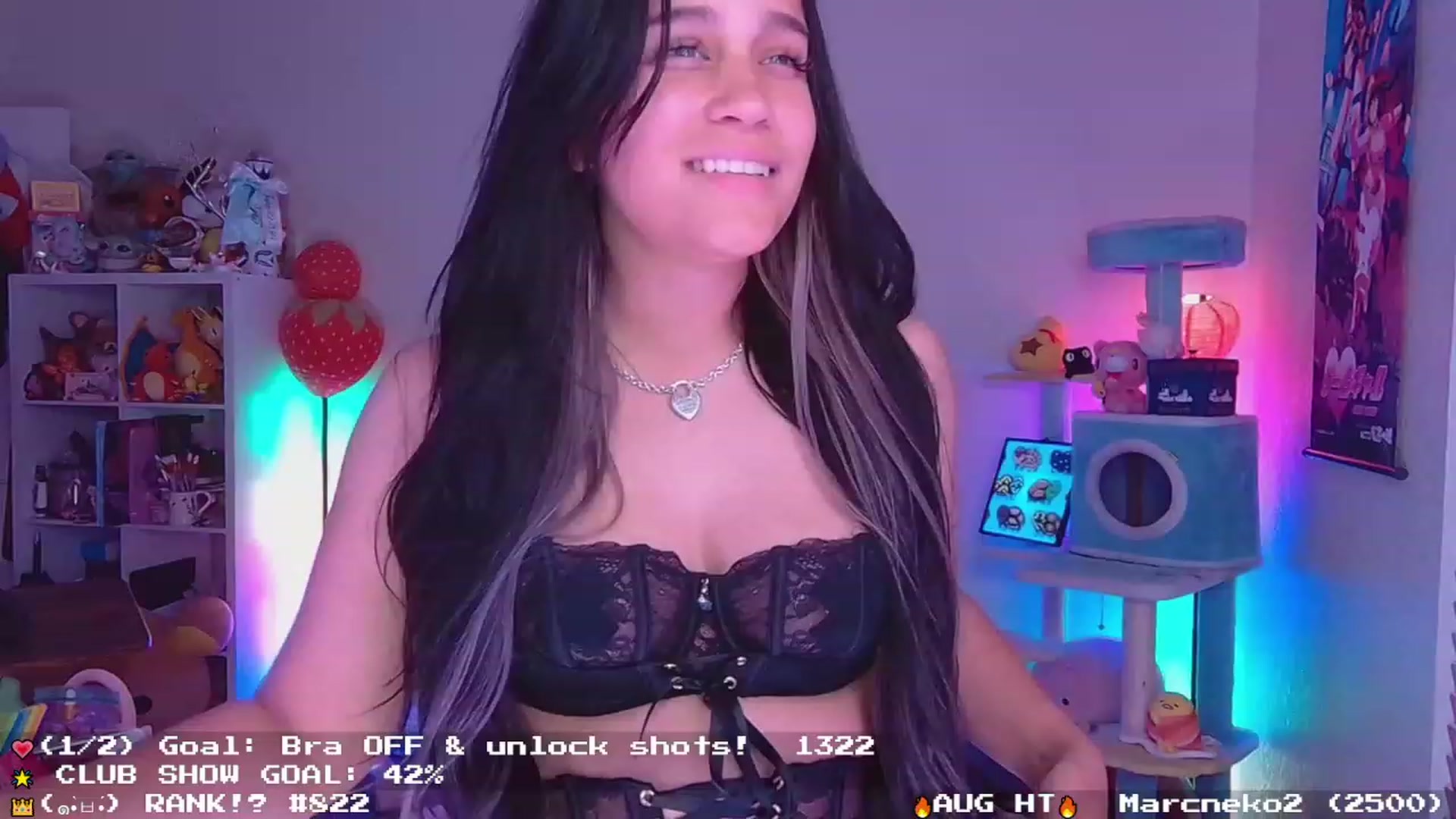 Gallery image thumbnail from Nekobeanxo's myfreecams stream on, 08/22/2023, 05:53 image 1 of 20