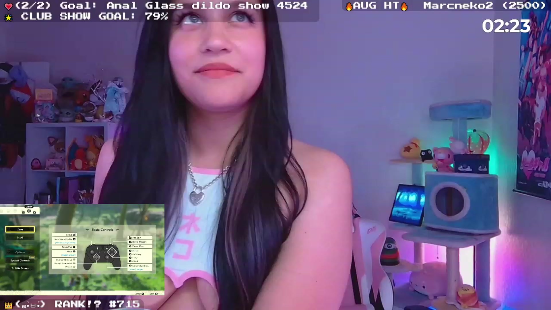 Gallery image thumbnail from Nekobeanxo's myfreecams stream on, 08/25/2023, 07:40 image 13 of 20