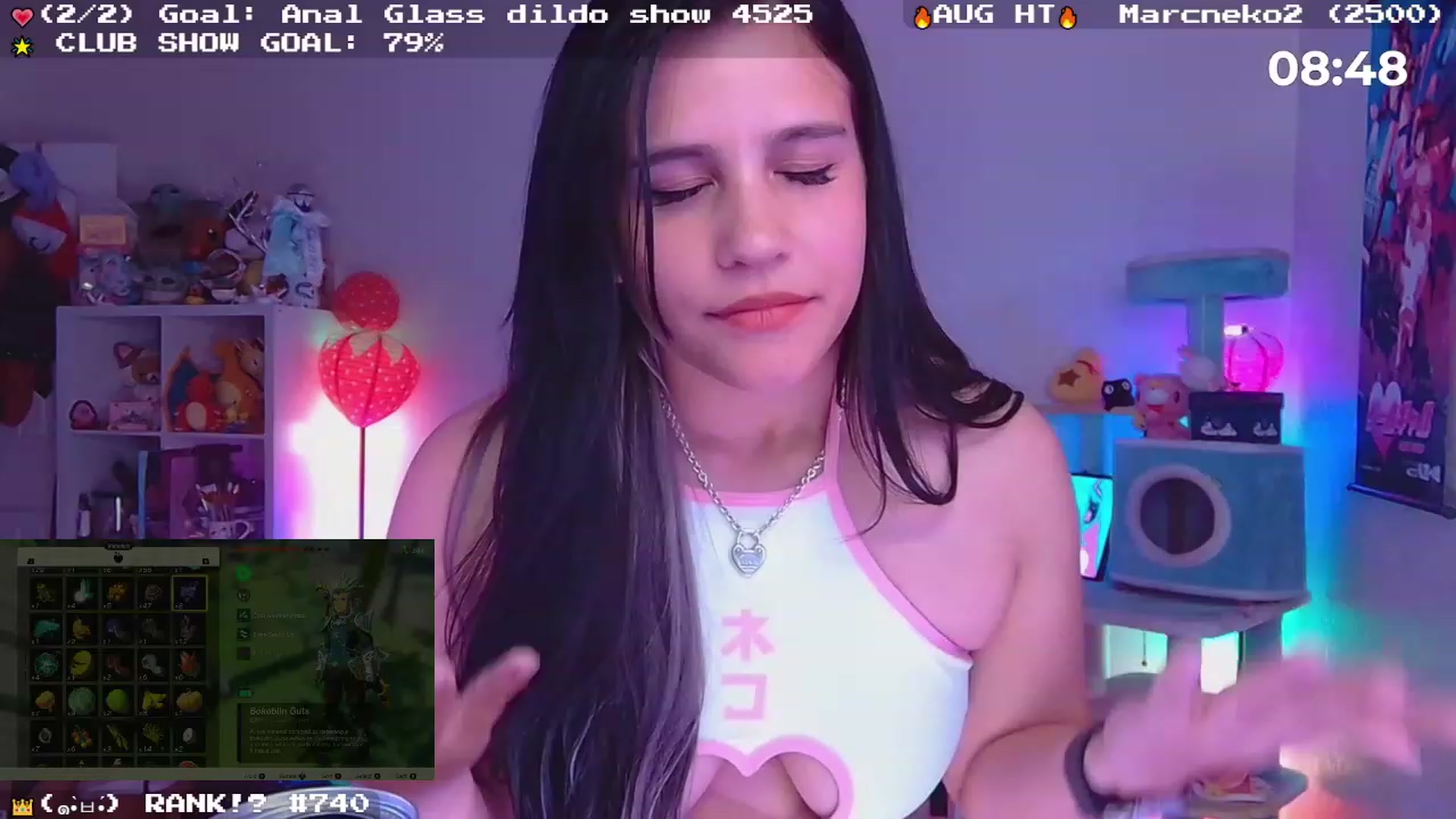 Gallery image thumbnail from Nekobeanxo's myfreecams stream on, 08/25/2023, 07:40 image 12 of 20