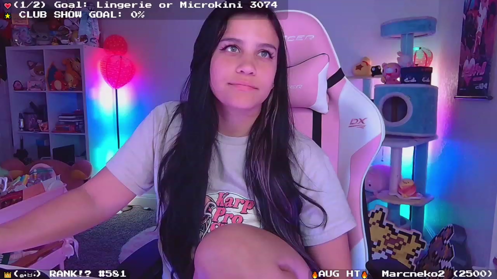 Gallery image thumbnail from Nekobeanxo's myfreecams stream on, 08/30/2023, 04:11 image 2 of 20