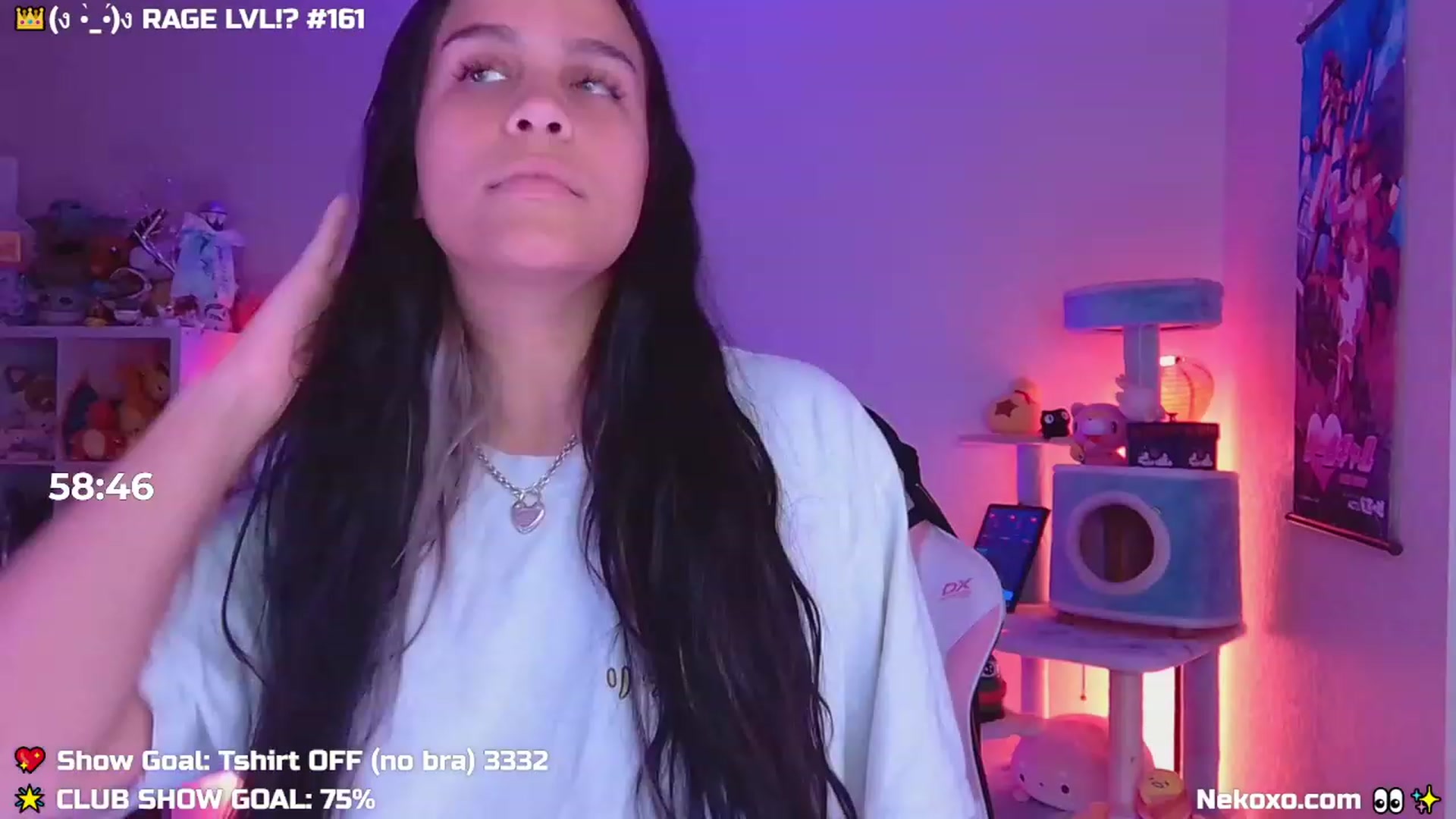 Gallery image thumbnail from Nekobeanxo's myfreecams stream on, 09/19/2023, 07:22 image 1 of 20