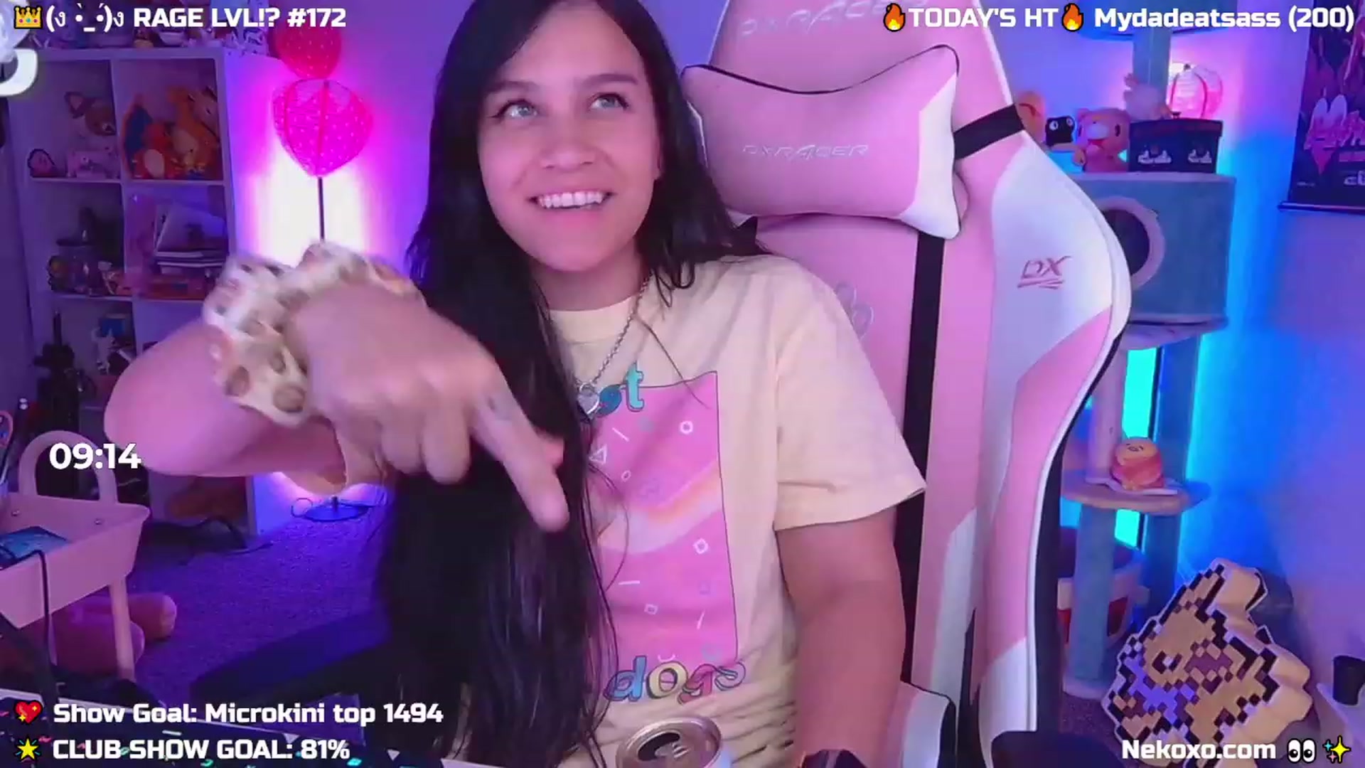 Gallery image thumbnail from Nekobeanxo's myfreecams stream on, 09/23/2023, 06:01 image 9 of 20