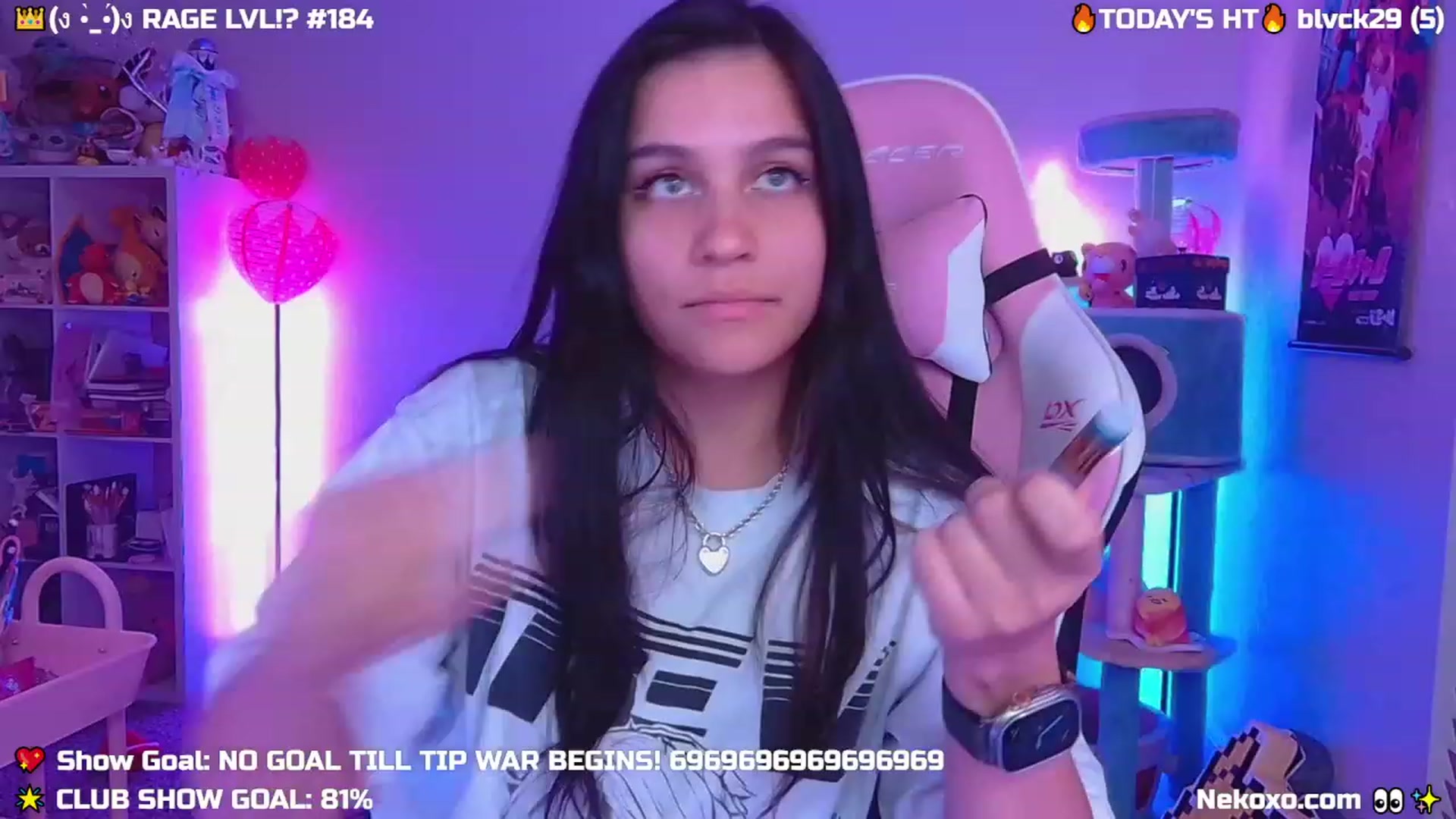 Gallery image thumbnail from Nekobeanxo's myfreecams stream on, 09/24/2023, 04:44 image 4 of 20
