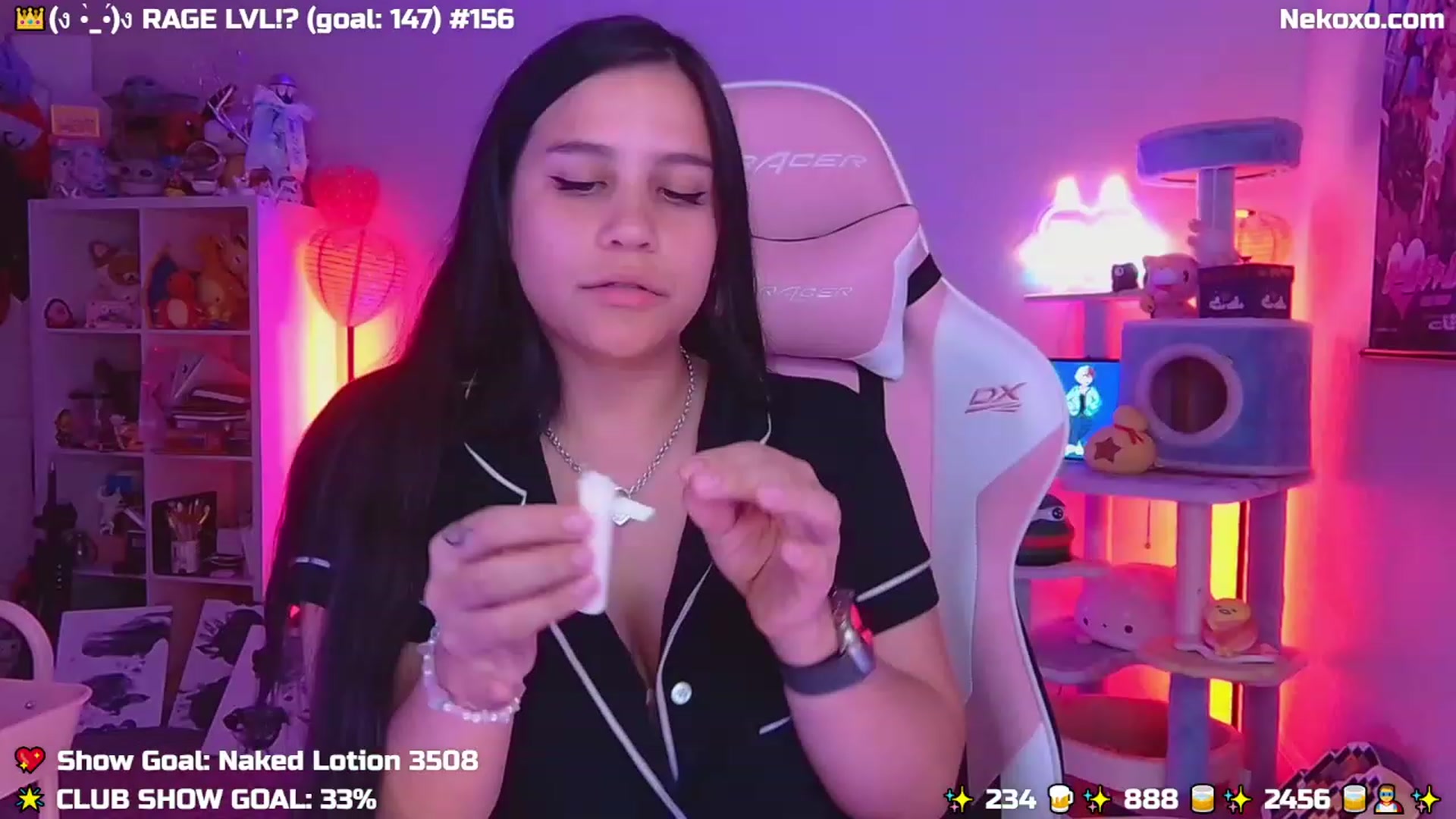 Gallery image thumbnail from Nekobeanxo's myfreecams stream on, 09/26/2023, 04:00 image 15 of 20