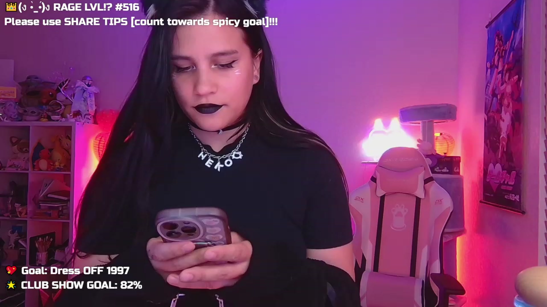 Gallery image thumbnail from Nekobeanxo's myfreecams stream on, 10/23/2023, 03:02 image 10 of 20