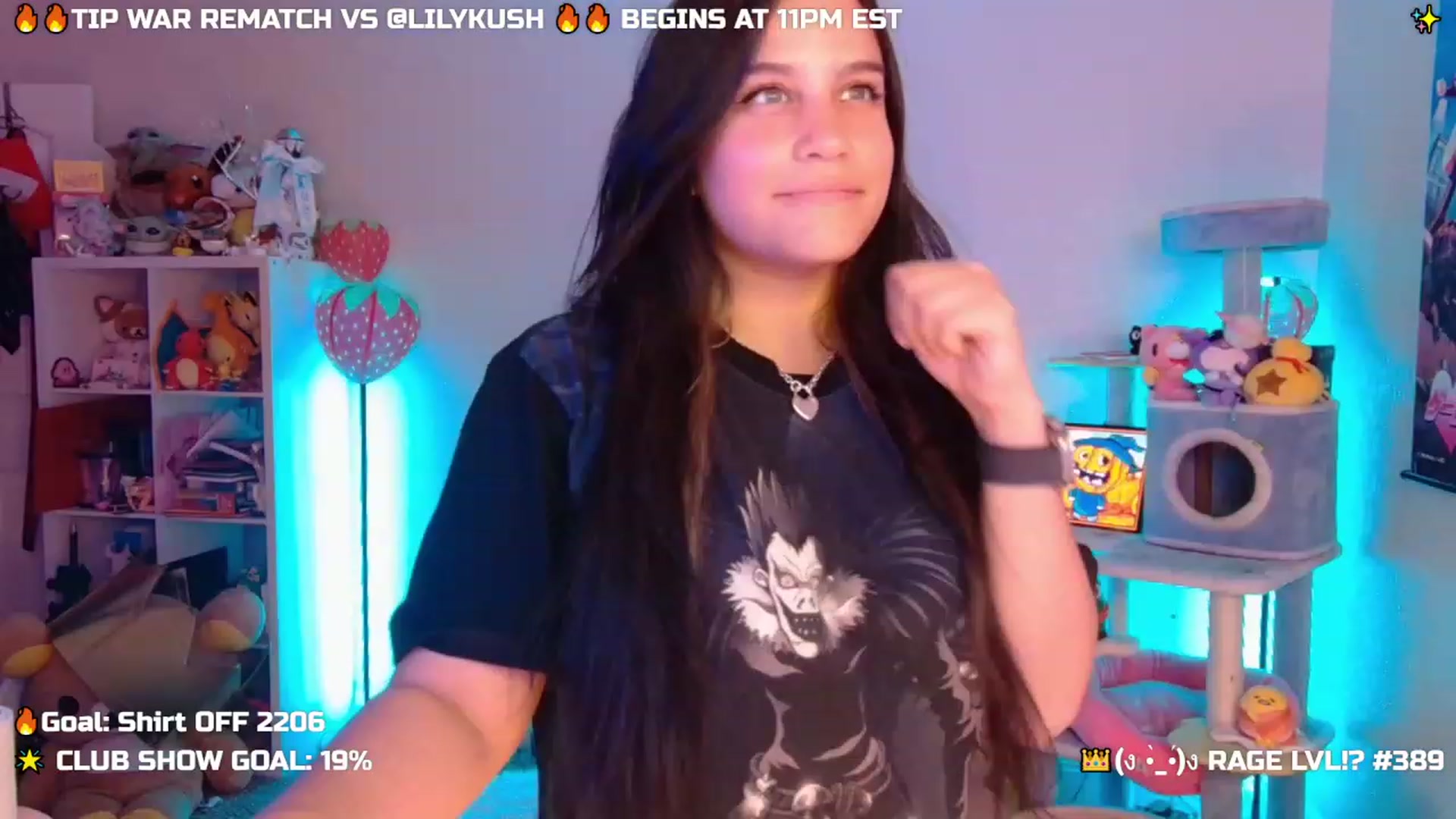 Gallery image thumbnail from Nekobeanxo's myfreecams stream on, 11/18/2023, 05:23 image 5 of 20