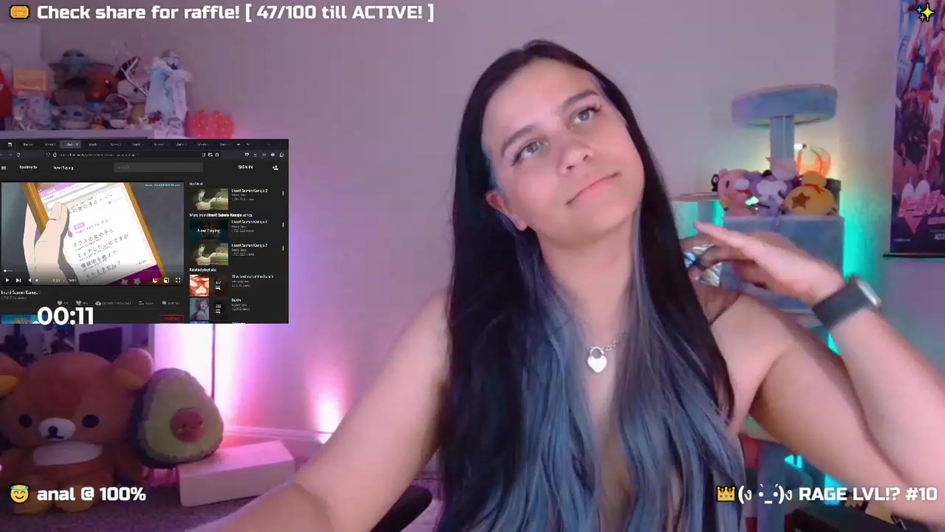 Gallery image thumbnail from Nekobeanxo's myfreecams stream on, 12/01/2023, 09:18 image 19 of 20