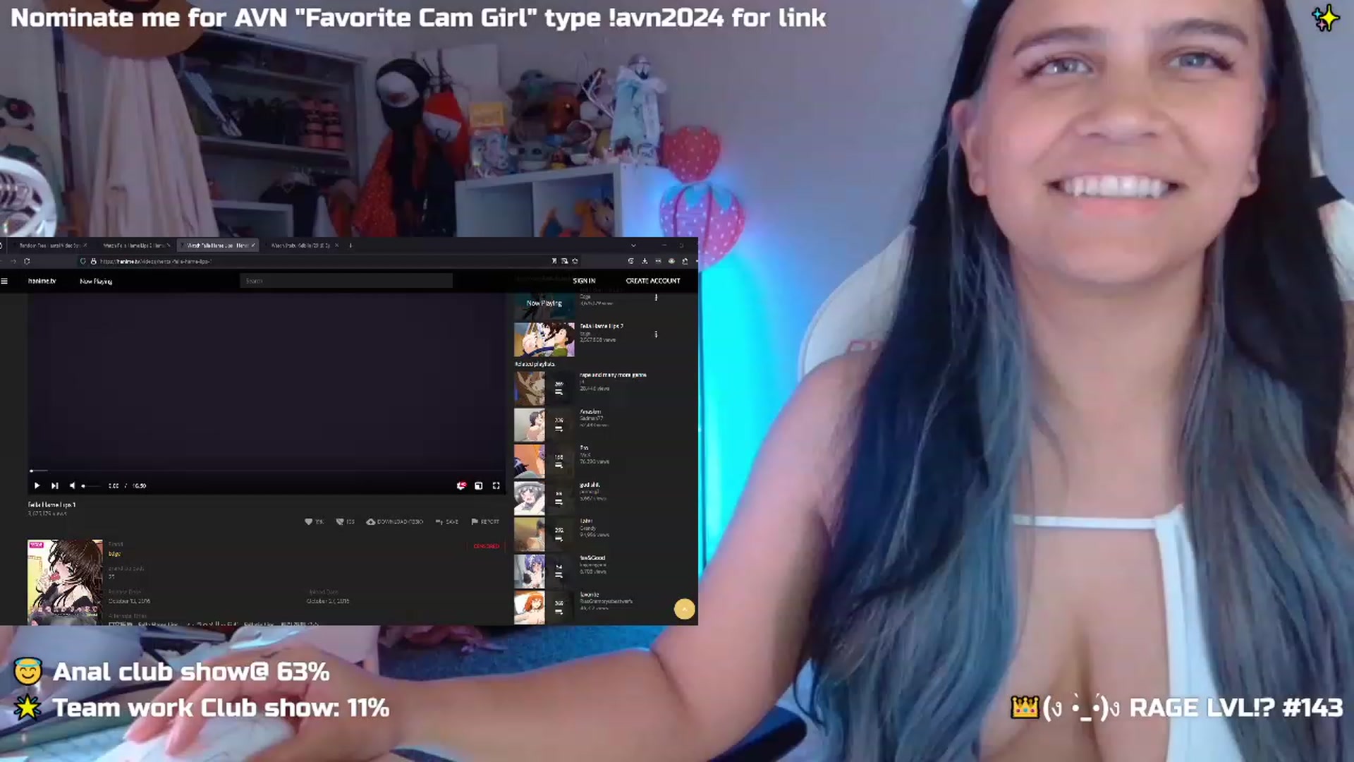 Gallery image thumbnail from Nekobeanxo's myfreecams stream on, 12/03/2023, 08:22 image 1 of 20