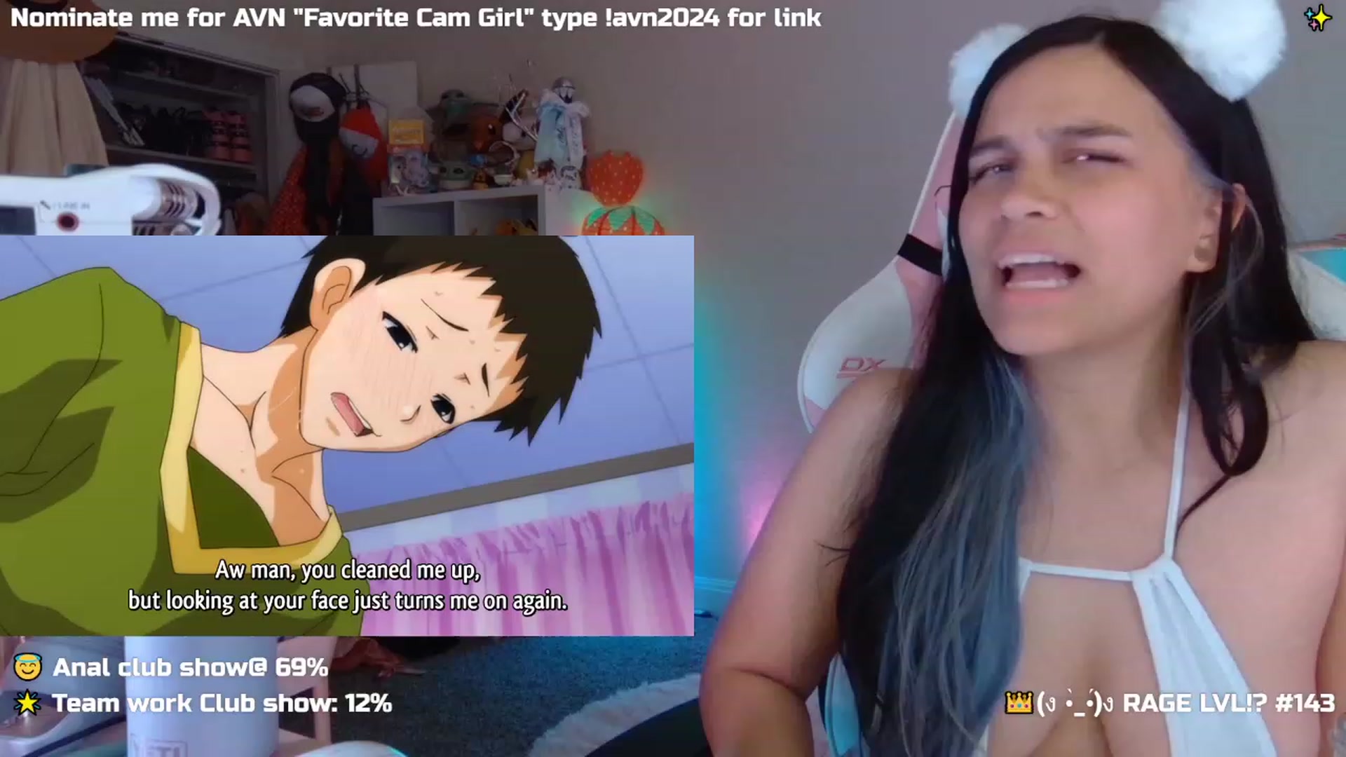 Gallery image thumbnail from Nekobeanxo's myfreecams stream on, 12/03/2023, 08:22 image 13 of 20