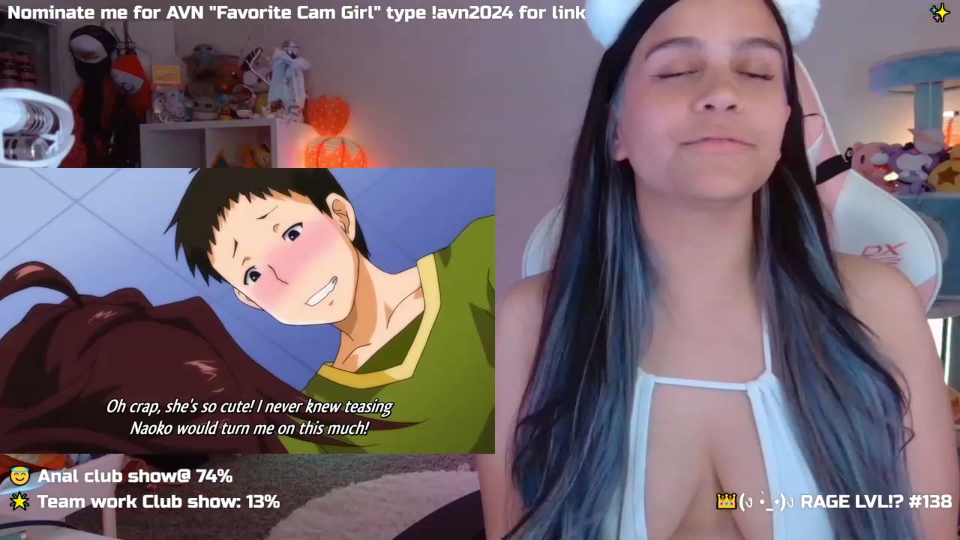 Gallery image thumbnail from Nekobeanxo's myfreecams stream on, 12/03/2023, 08:22 image 20 of 20