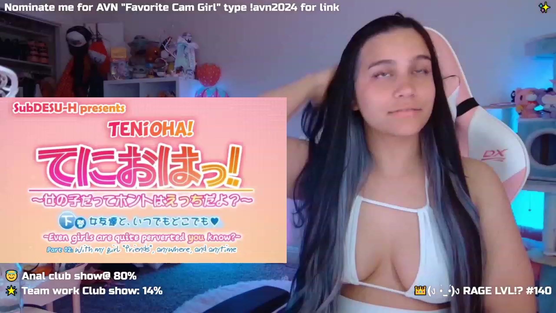 Gallery image thumbnail from Nekobeanxo's myfreecams stream on, 12/03/2023, 09:38 image 15 of 20