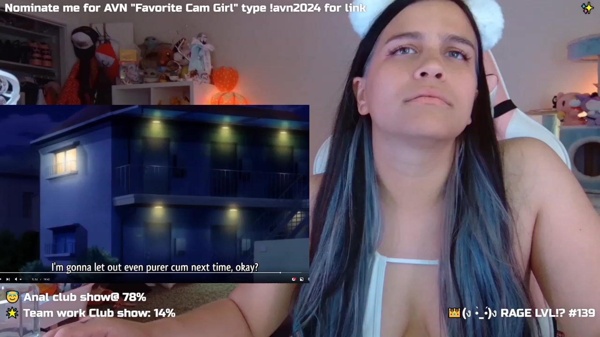Gallery image thumbnail from Nekobeanxo's myfreecams stream on, 12/03/2023, 09:38 image 5 of 20