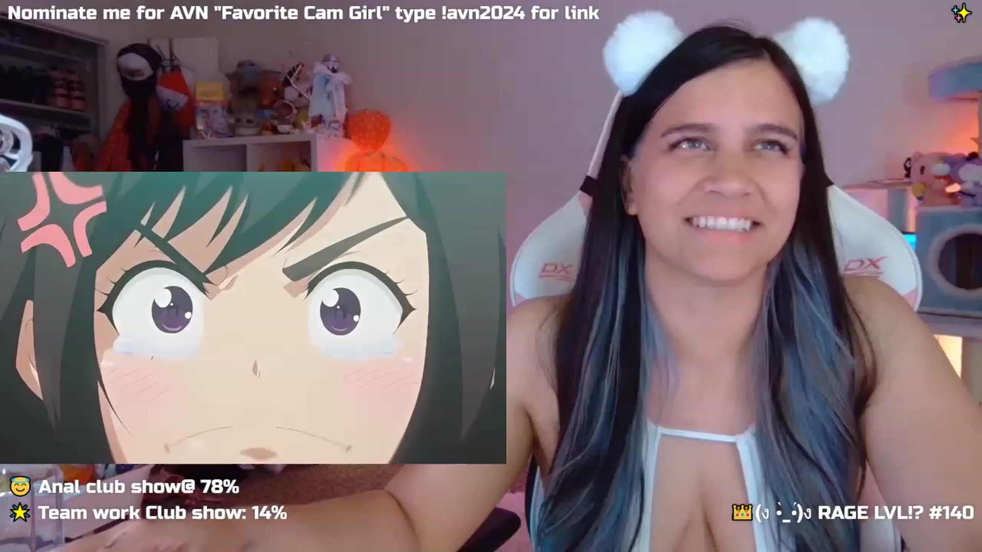Gallery image thumbnail from Nekobeanxo's myfreecams stream on, 12/03/2023, 09:38 image 7 of 20