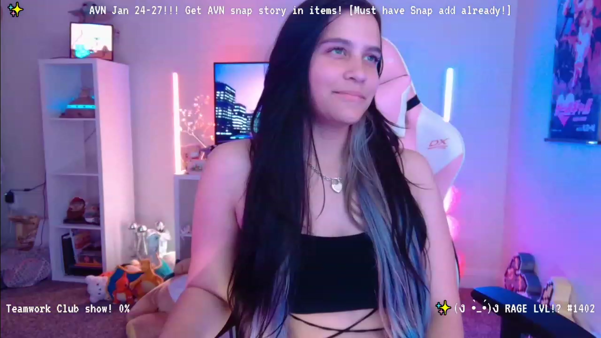 Gallery image thumbnail from Nekobeanxo's myfreecams stream on, 01/06/2024, 05:03 image 9 of 20