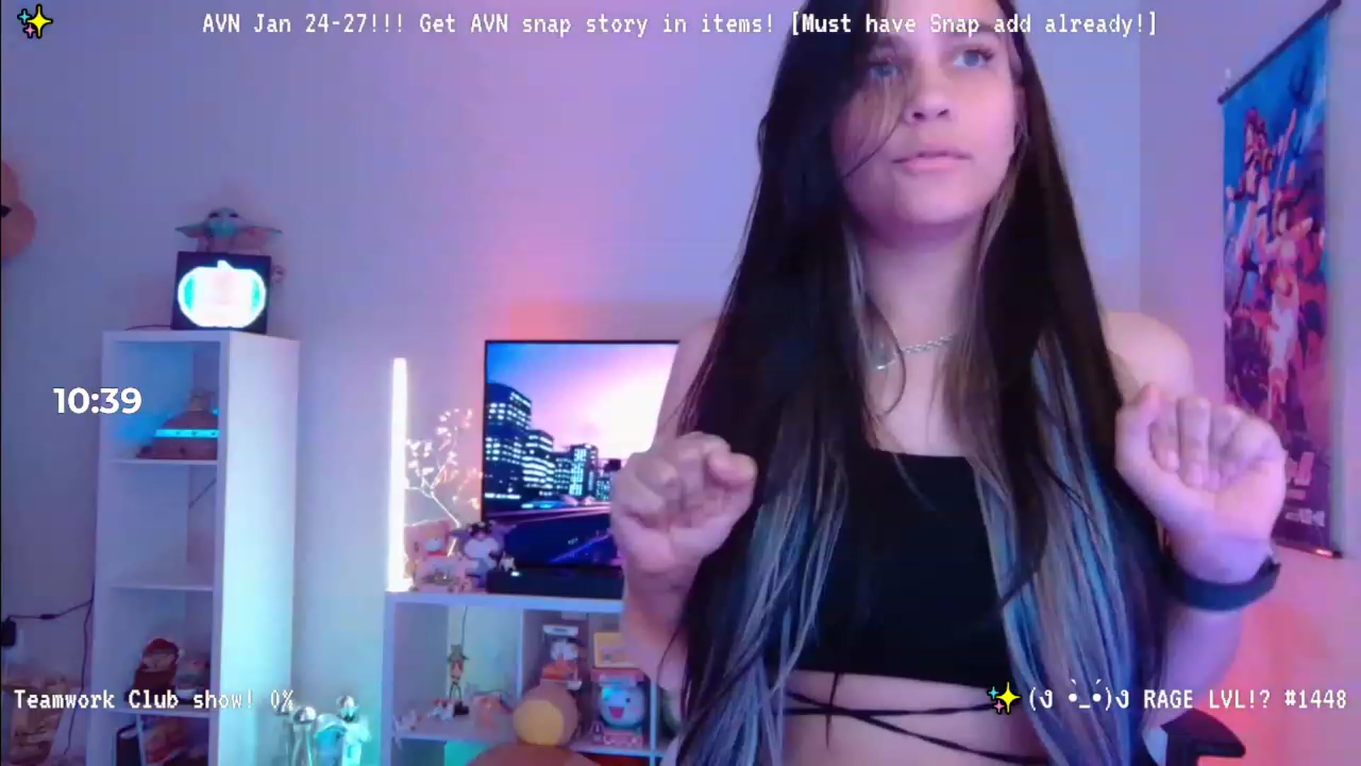 Gallery image thumbnail from Nekobeanxo's myfreecams stream on, 01/06/2024, 05:03 image 4 of 20