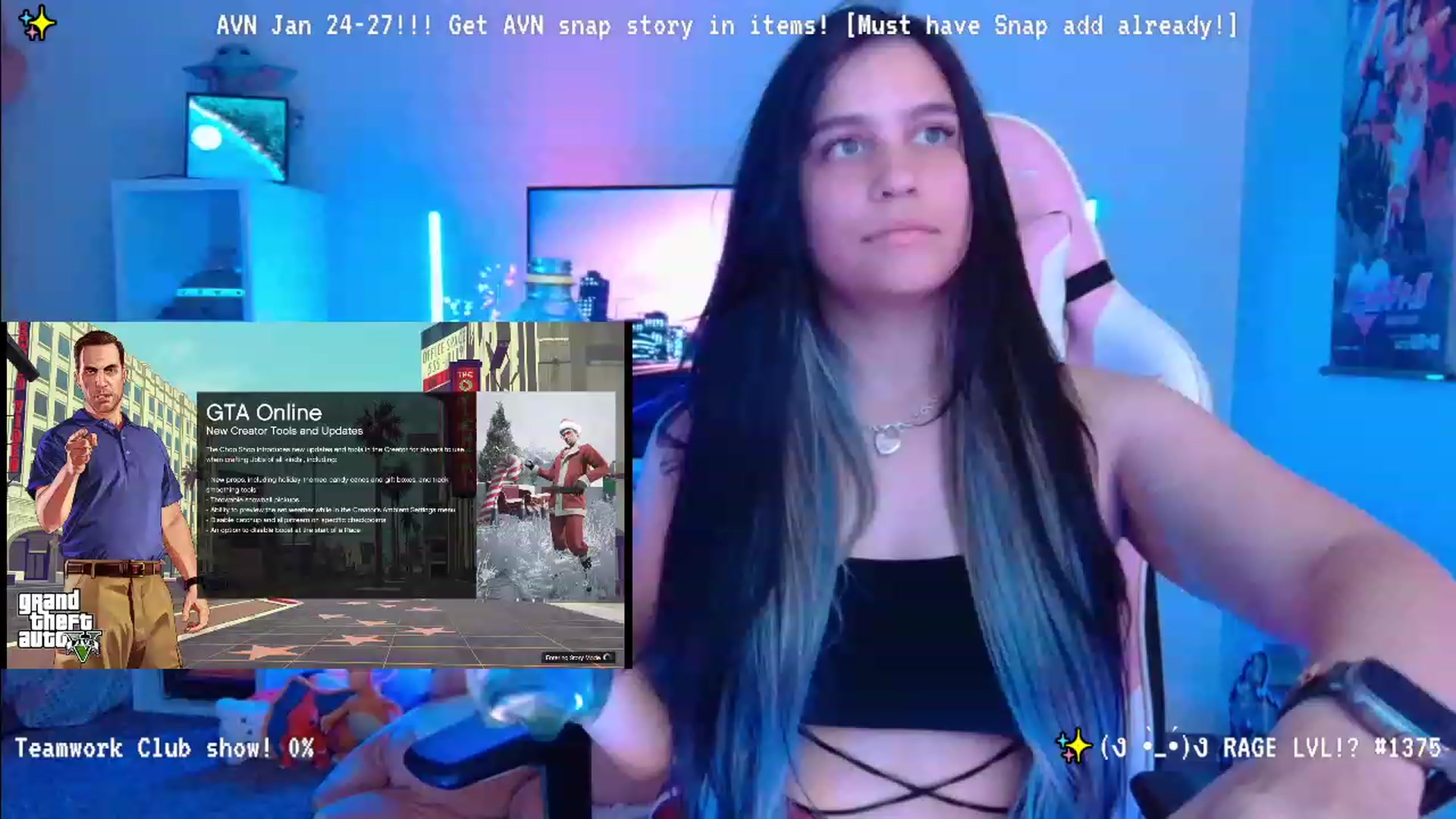 Gallery image thumbnail from Nekobeanxo's myfreecams stream on, 01/06/2024, 05:03 image 12 of 20