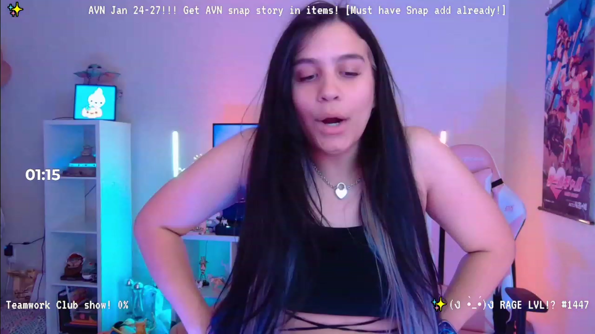 Gallery image thumbnail from Nekobeanxo's myfreecams stream on, 01/06/2024, 05:03 image 6 of 20