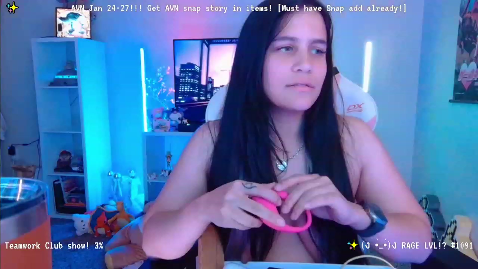 Gallery image thumbnail from Nekobeanxo's myfreecams stream on, 01/06/2024, 07:40 image 13 of 20