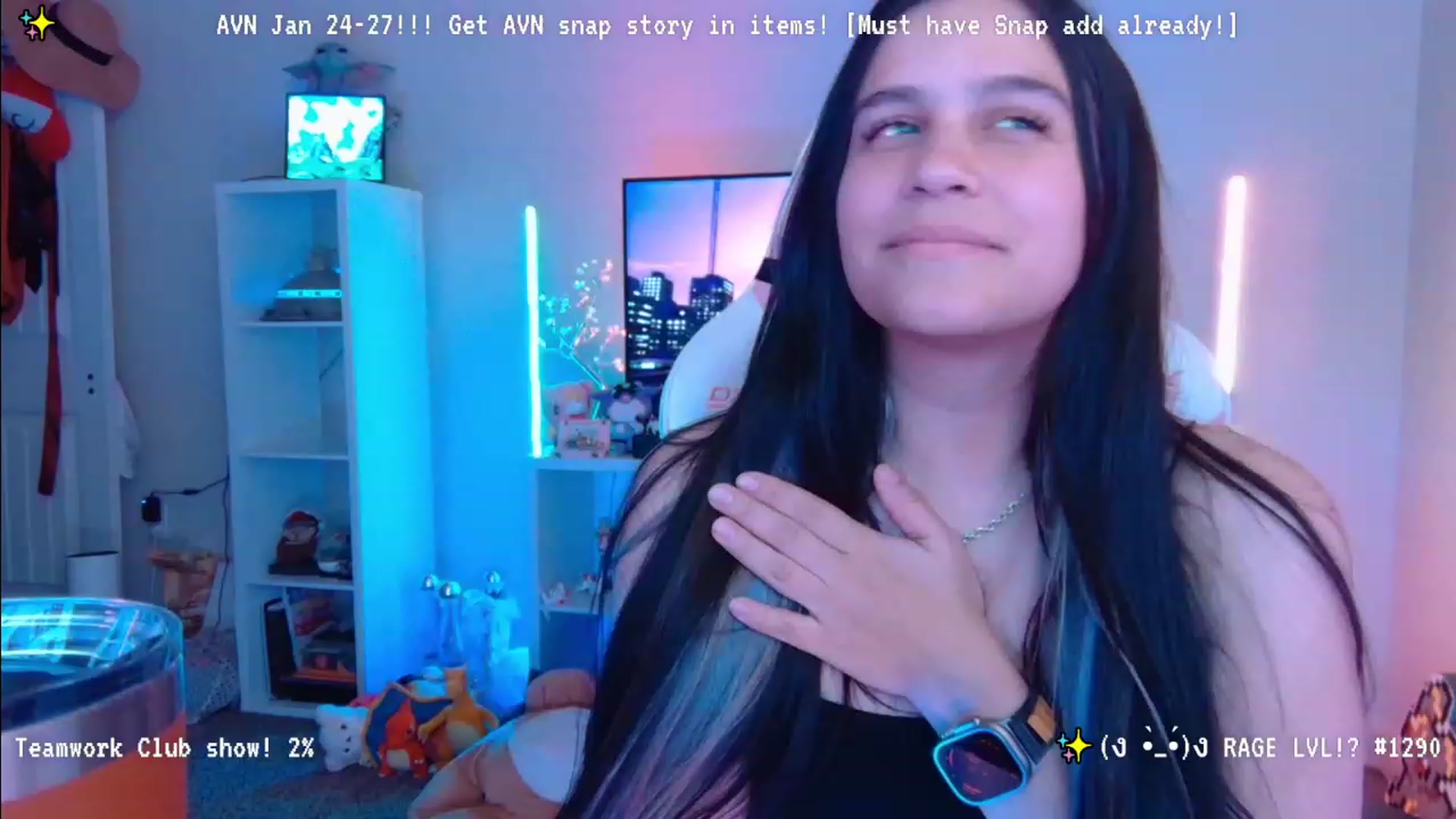 Gallery image thumbnail from Nekobeanxo's myfreecams stream on, 01/06/2024, 07:40 image 10 of 20