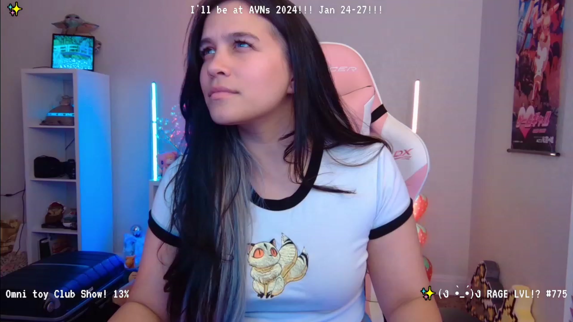 Gallery image thumbnail from Nekobeanxo's myfreecams stream on, 01/10/2024, 04:18 image 4 of 20