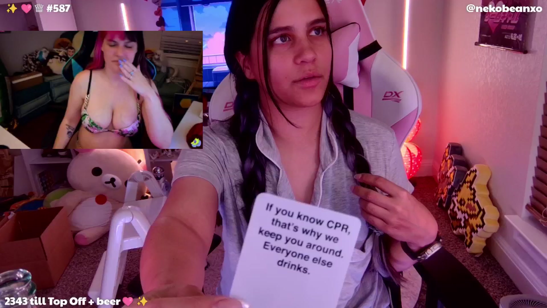Gallery image thumbnail from Nekobeanxo's myfreecams stream on, 04/29/2024, 04:31 image 1 of 20