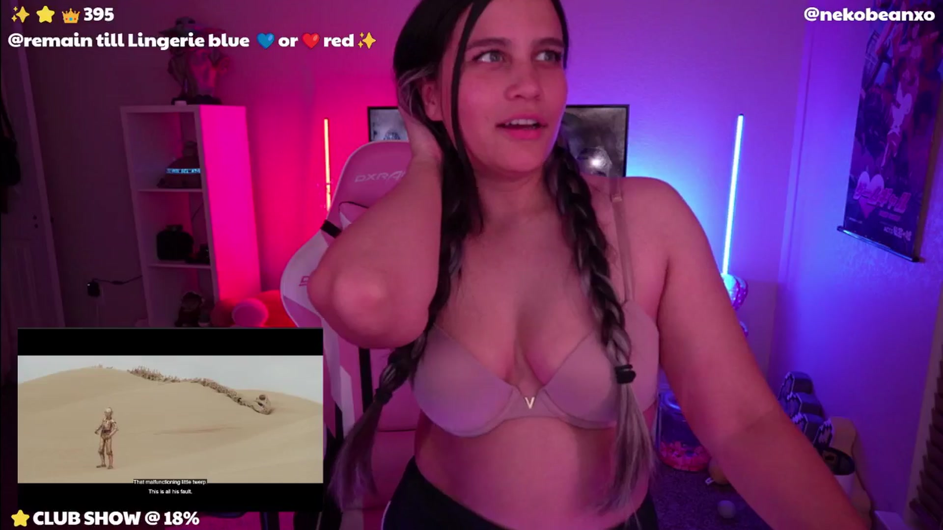 Gallery image thumbnail from Nekobeanxo's myfreecams stream on, 05/05/2024, 05:10 image 14 of 20