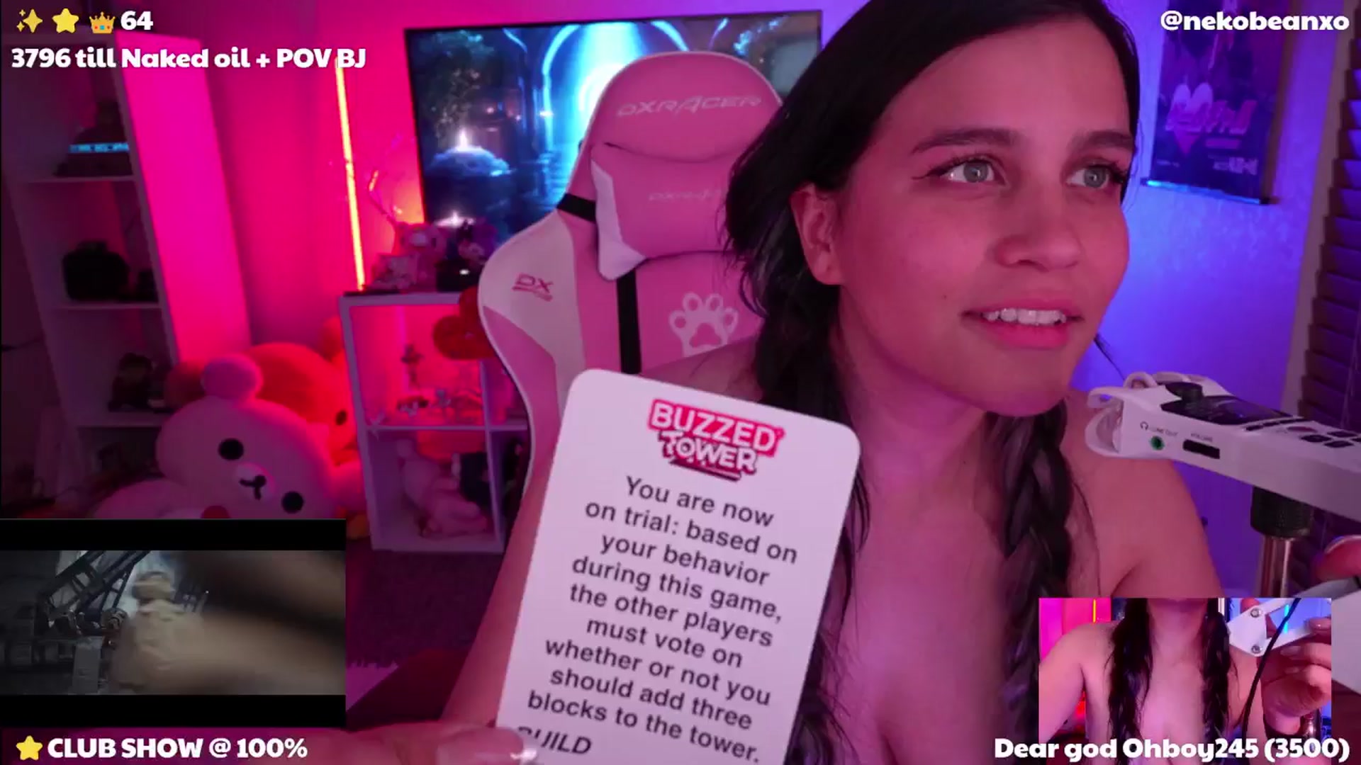 Gallery image thumbnail from Nekobeanxo's myfreecams stream on, 05/05/2024, 06:40 image 4 of 20