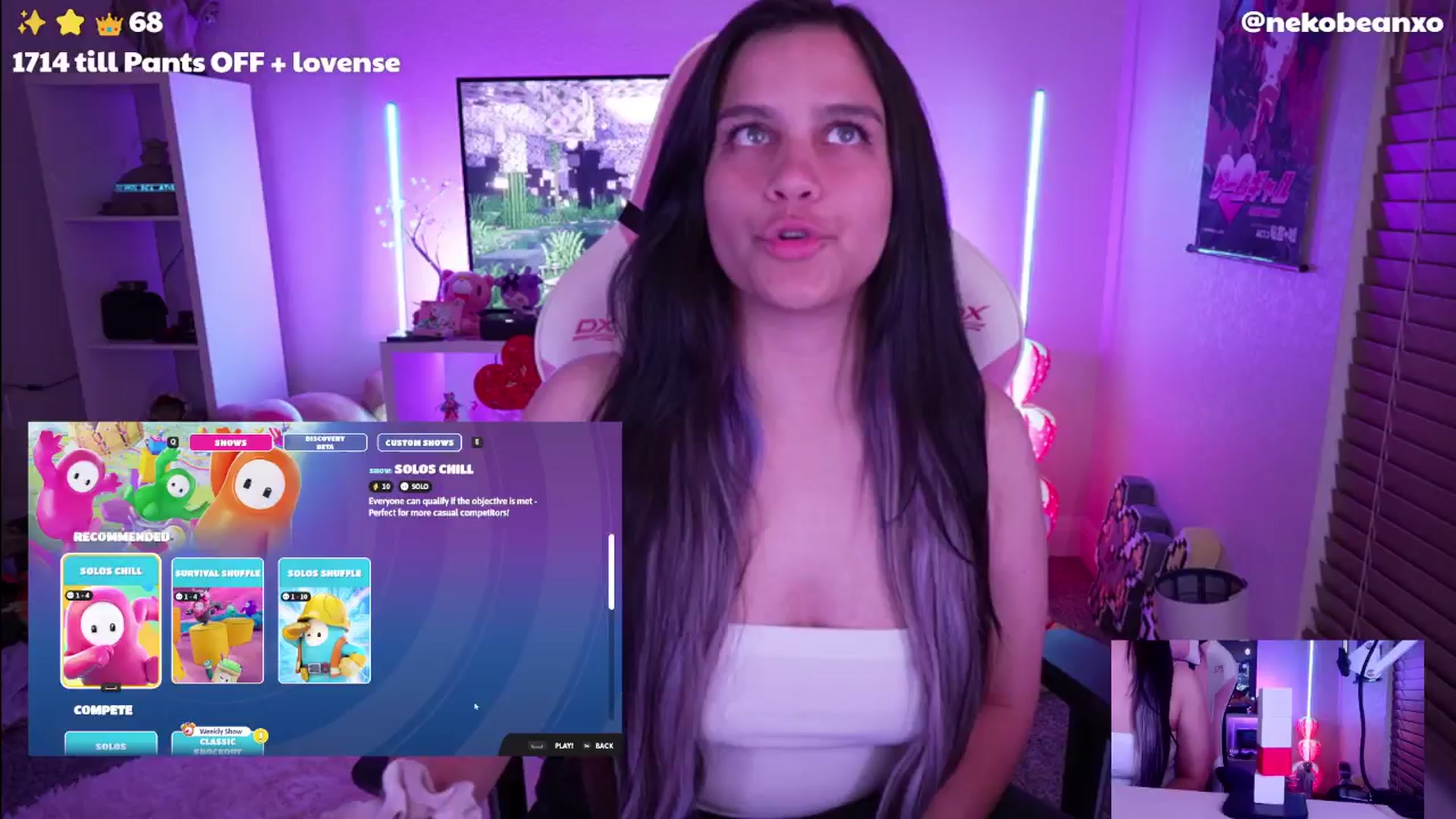 Gallery image thumbnail from Nekobeanxo's myfreecams stream on, 05/06/2024, 10:39 image 11 of 20