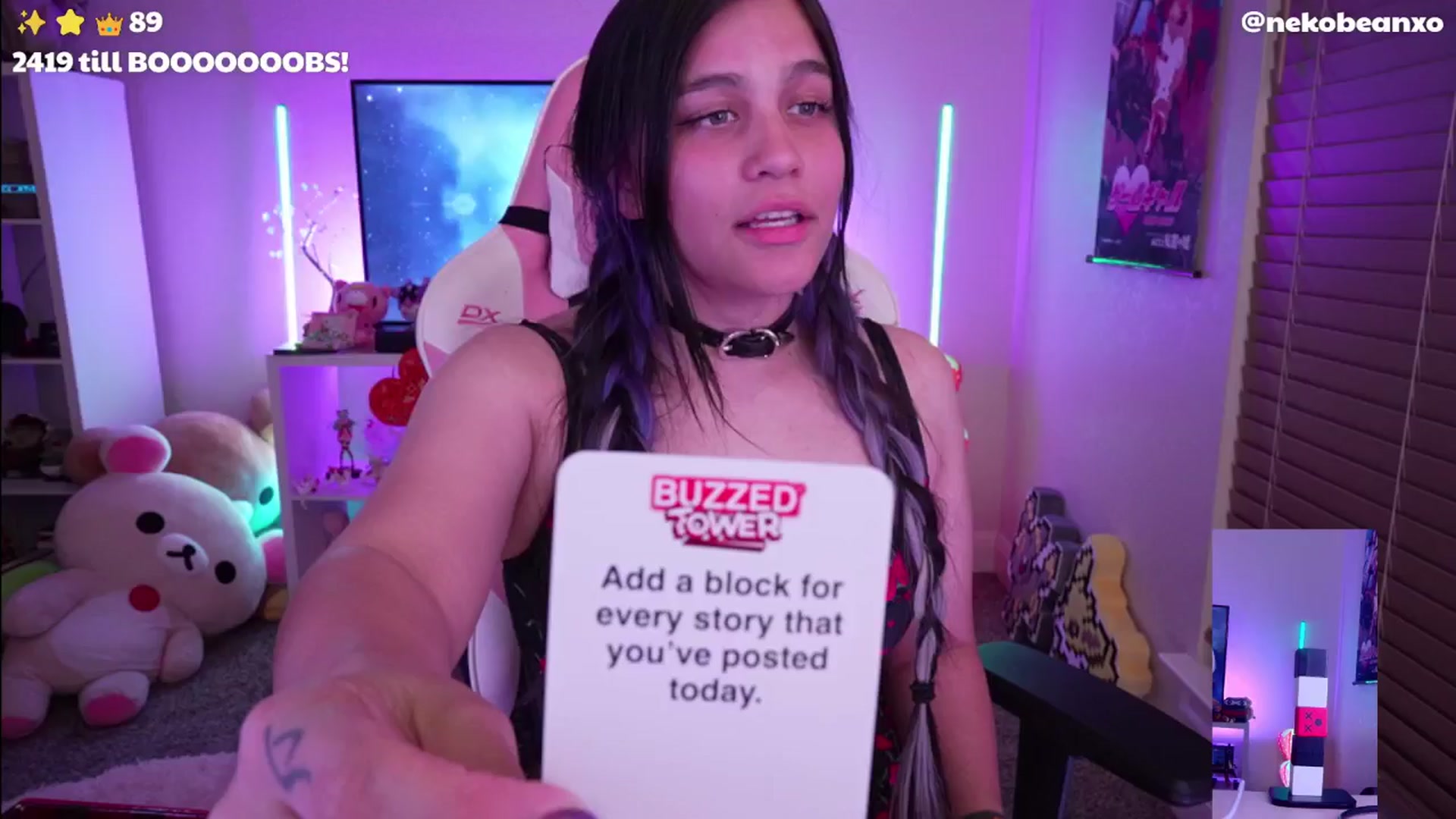 Gallery image thumbnail from Nekobeanxo's myfreecams stream on, 05/11/2024, 08:59 image 9 of 20