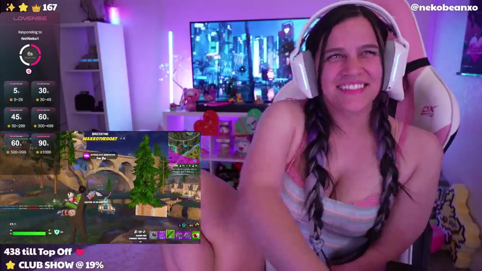 Gallery image thumbnail from Nekobeanxo's myfreecams stream on, 05/29/2024, 07:50 image 9 of 20