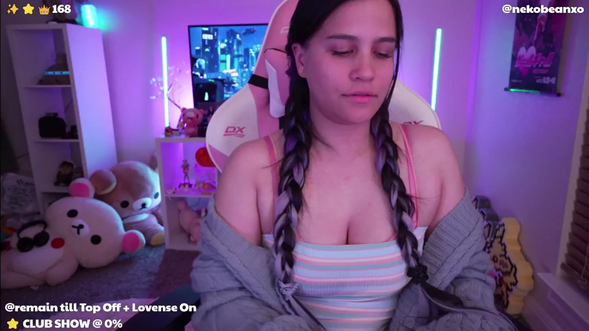 Gallery image thumbnail from Nekobeanxo's myfreecams stream on, 05/29/2024, 07:50 image 1 of 20