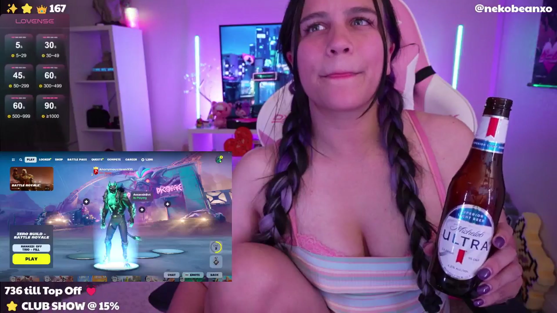 Gallery image thumbnail from Nekobeanxo's myfreecams stream on, 05/29/2024, 07:50 image 6 of 20