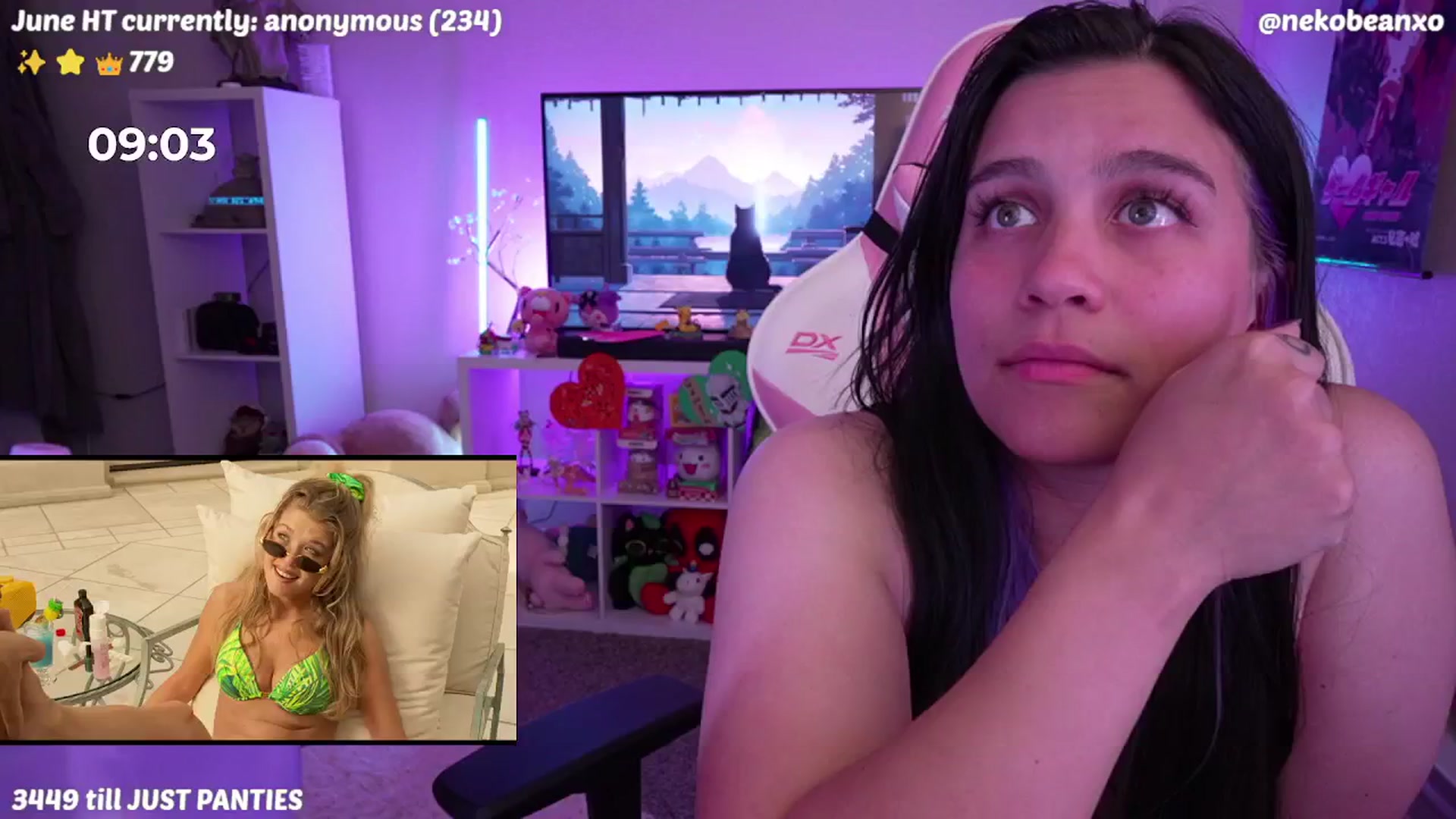 Gallery image thumbnail from Nekobeanxo's myfreecams stream on, 06/02/2024, 07:07 image 9 of 20
