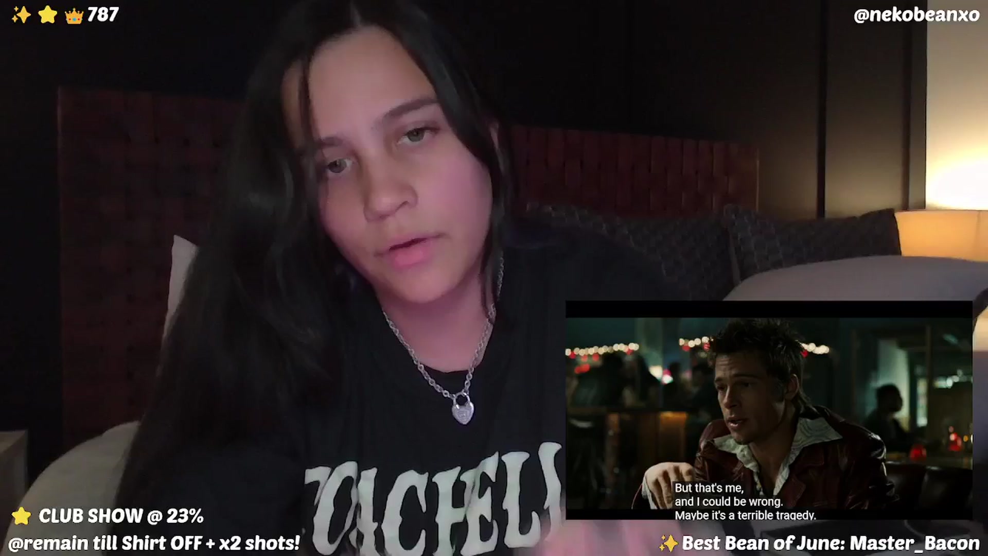 Gallery image thumbnail from Nekobeanxo's myfreecams stream on, 06/04/2024, 07:38 image 6 of 20