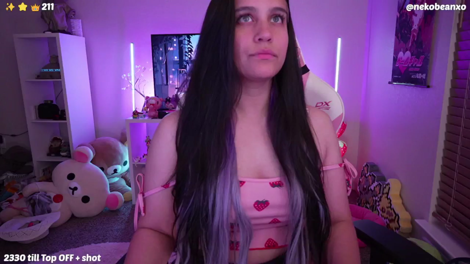 Gallery image thumbnail from Nekobeanxo's myfreecams stream on, 06/08/2024, 06:36 image 1 of 20