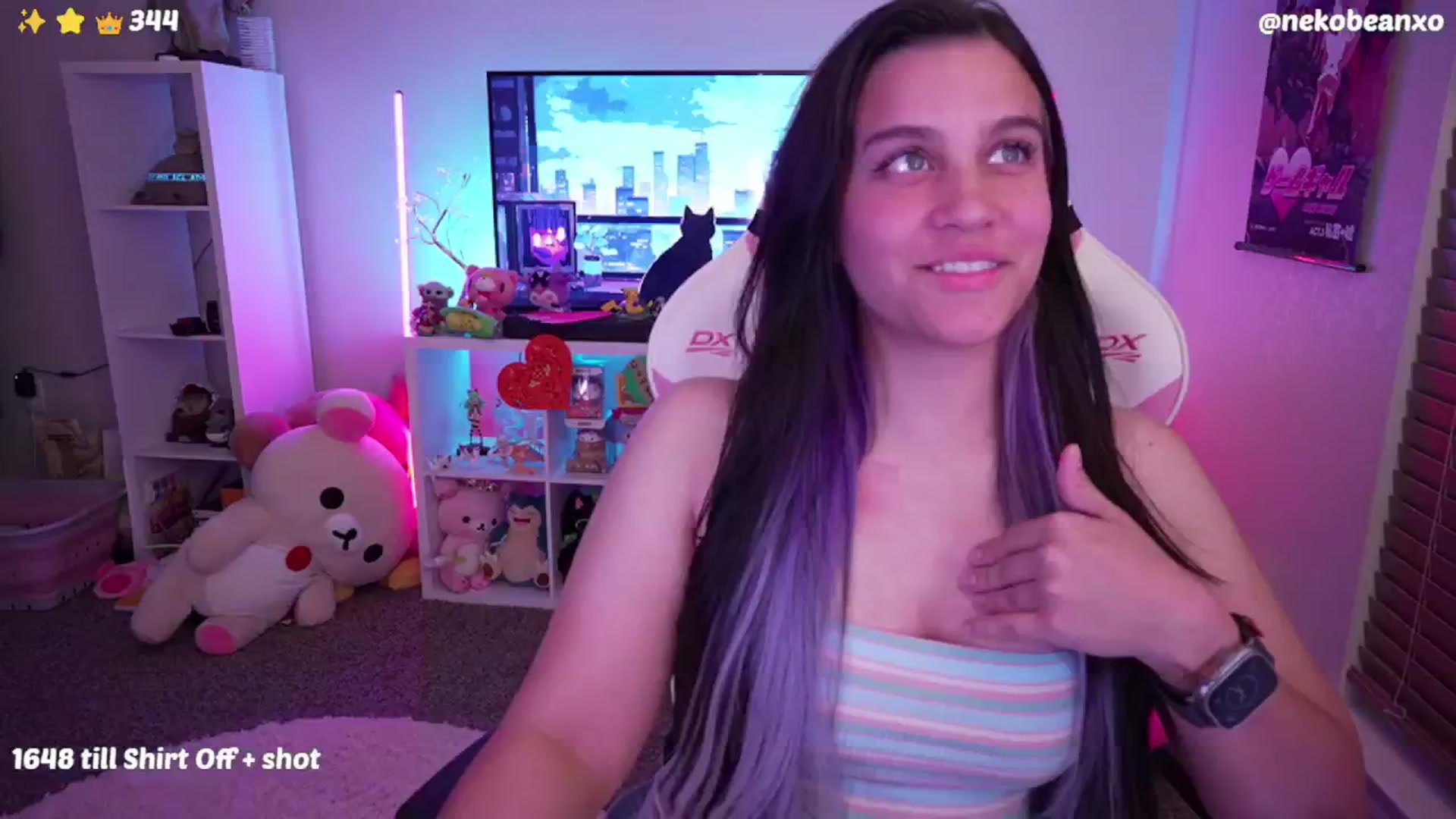 Gallery image thumbnail from Nekobeanxo's myfreecams stream on, 06/23/2024, 09:49 image 3 of 20