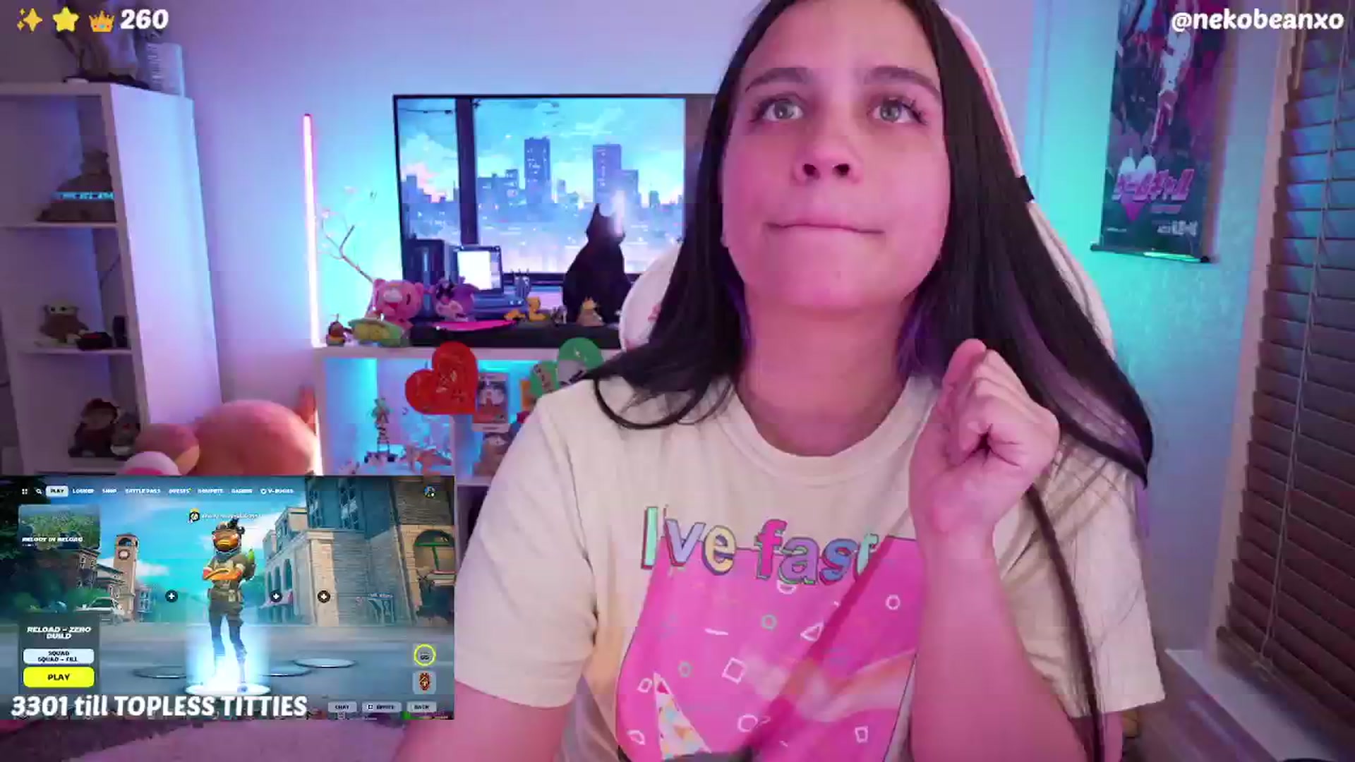 Gallery image thumbnail from Nekobeanxo's myfreecams stream on, 06/26/2024, 08:14 image 11 of 20