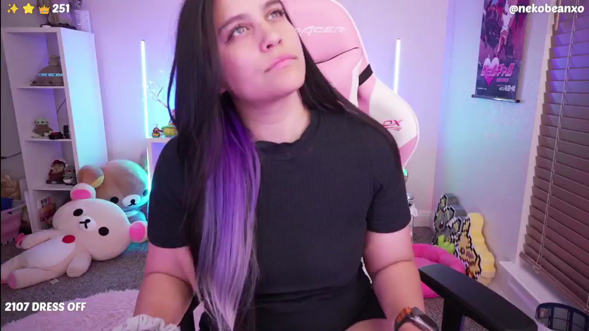 Gallery image thumbnail from Nekobeanxo's myfreecams stream on, 06/29/2024, 03:53 image 4 of 20