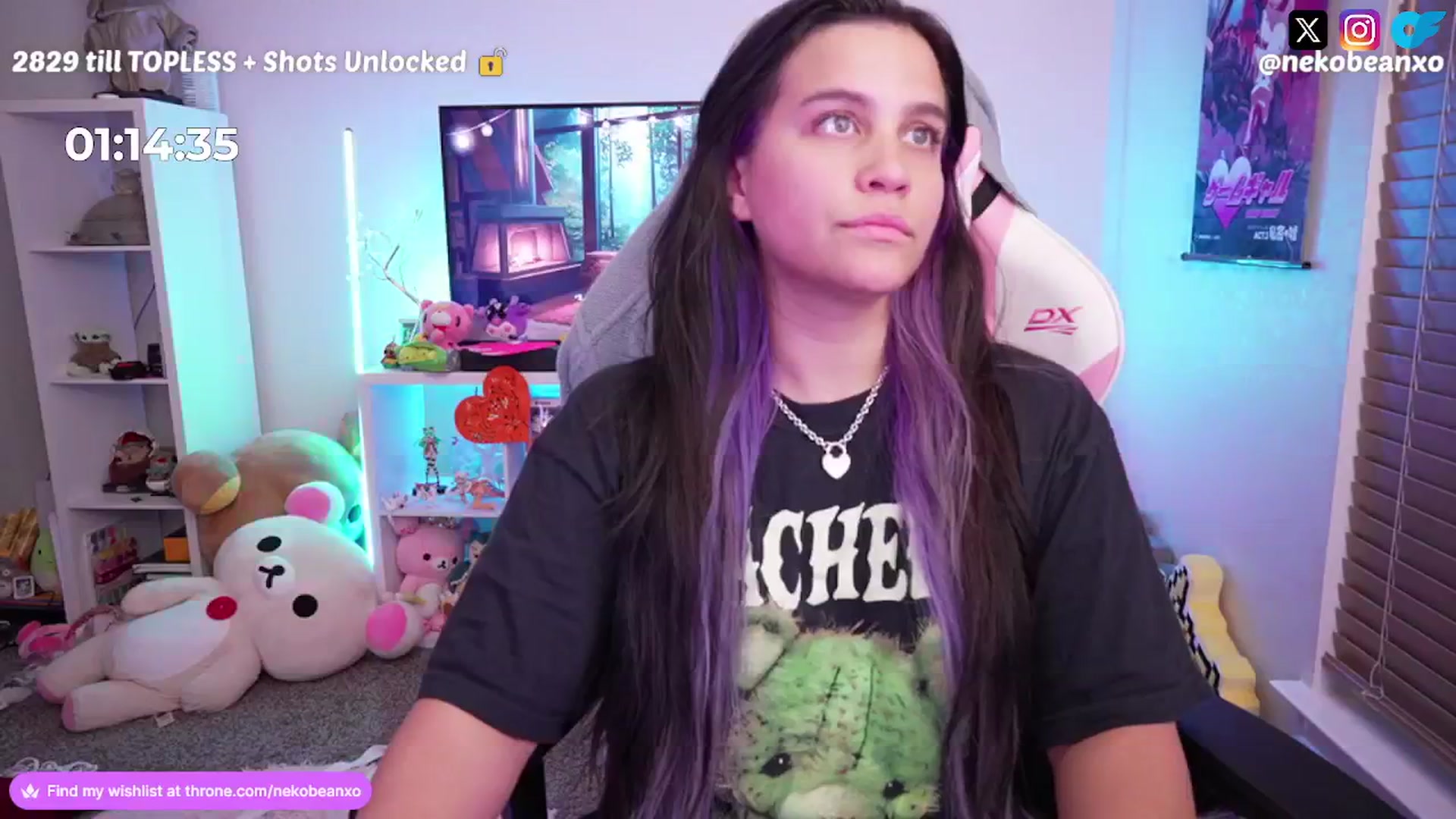 Gallery image thumbnail from Nekobeanxo's myfreecams stream on, 07/11/2024, 06:23 image 13 of 20