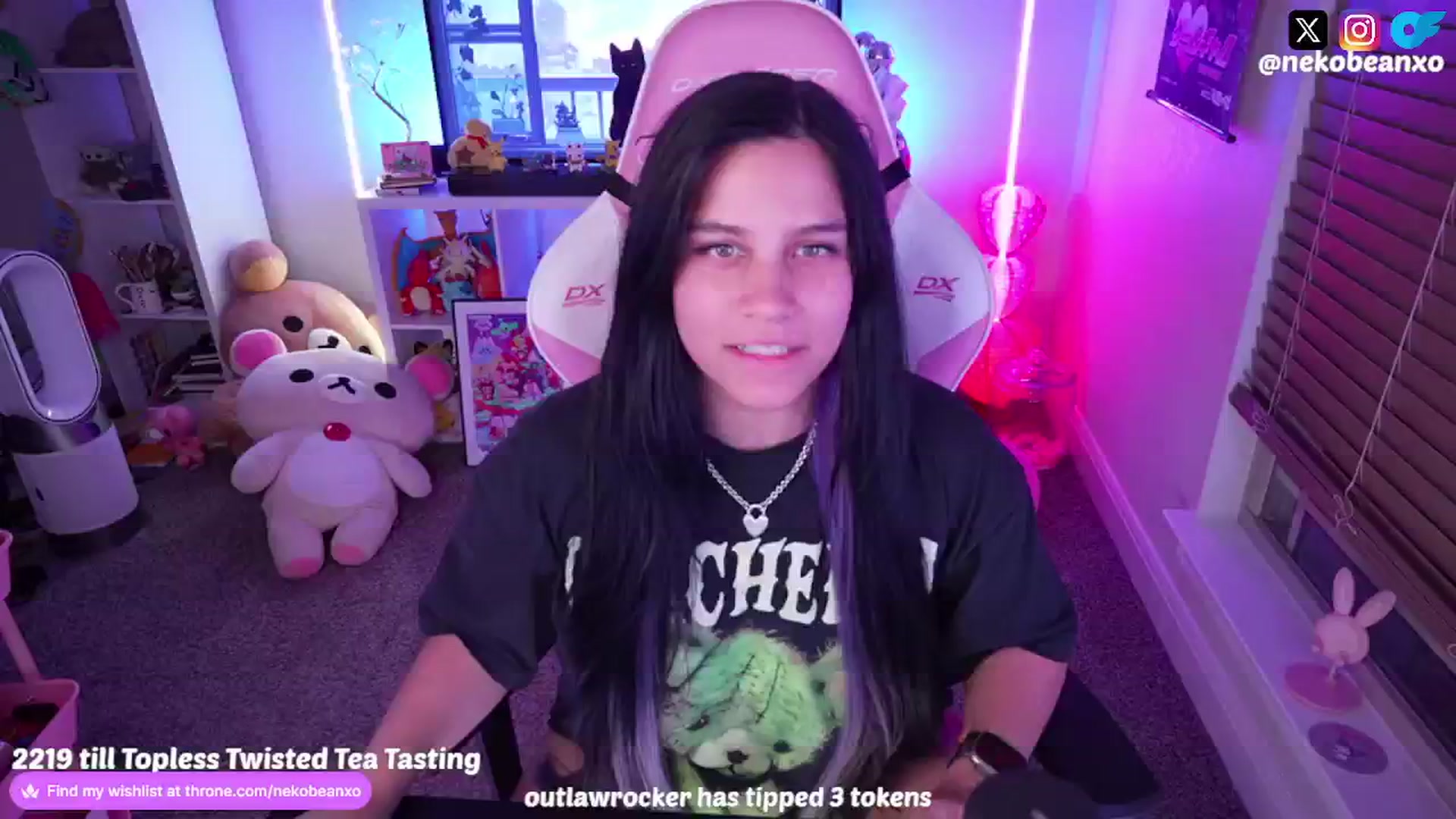 Gallery image thumbnail from Nekobeanxo's myfreecams stream on, 08/07/2024, 03:52 image 1 of 20