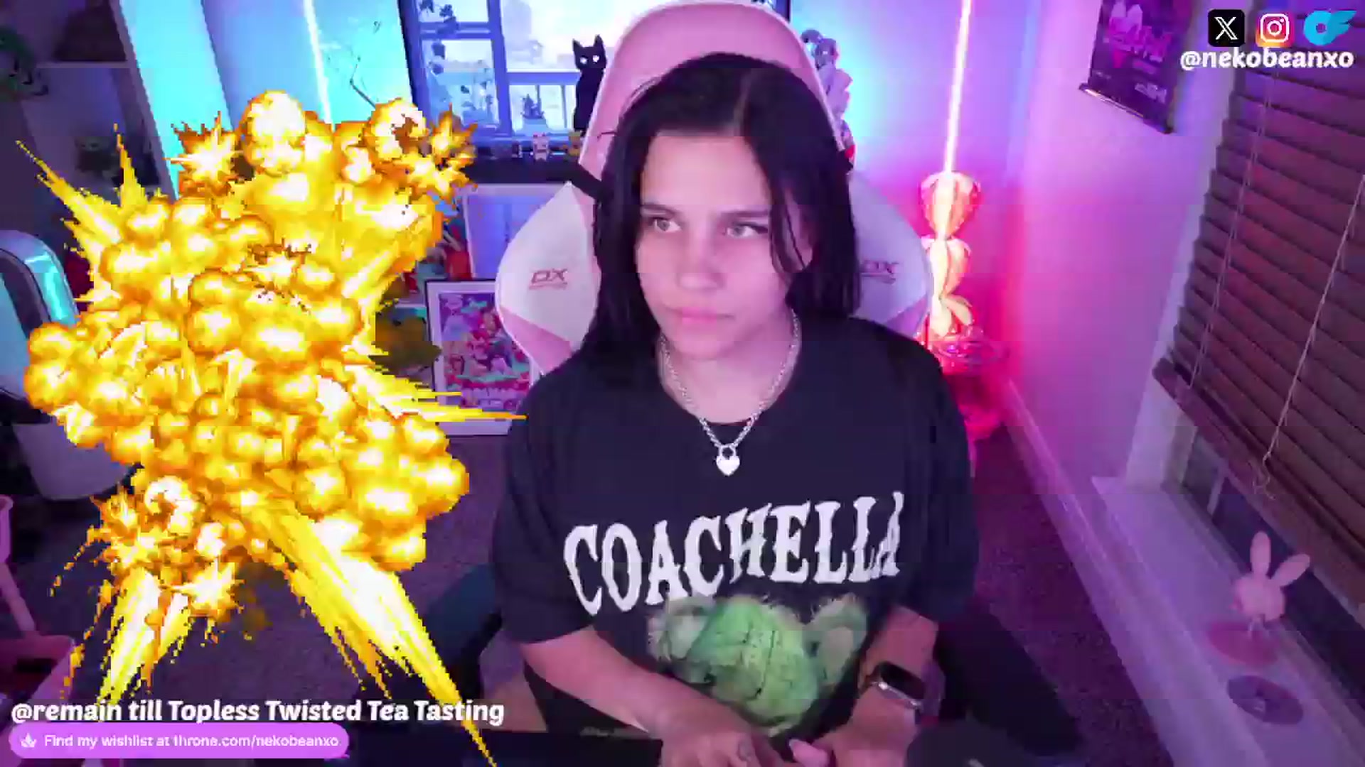 Gallery image thumbnail from Nekobeanxo's myfreecams stream on, 08/07/2024, 03:52 image 10 of 20