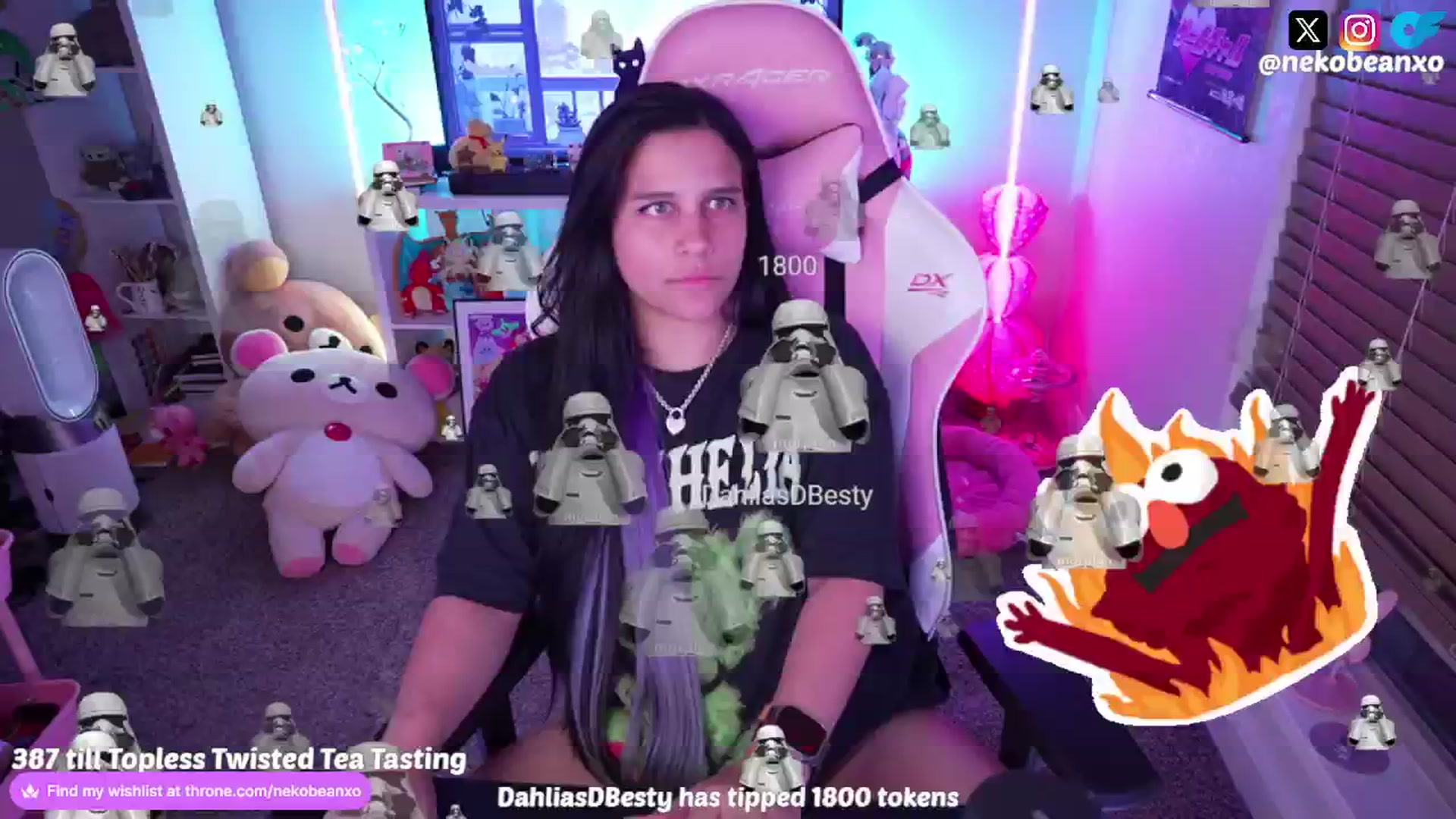 Gallery image thumbnail from Nekobeanxo's myfreecams stream on, 08/07/2024, 03:52 image 6 of 20