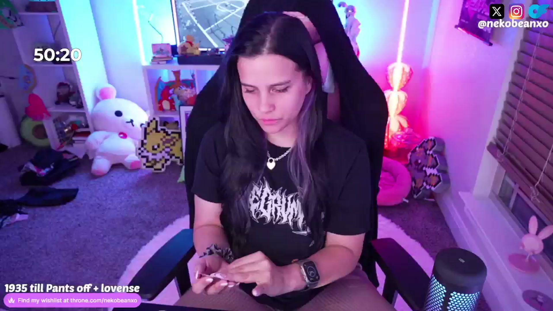 Gallery image thumbnail from Nekobeanxo's myfreecams stream on, 08/20/2024, 04:10 image 9 of 20