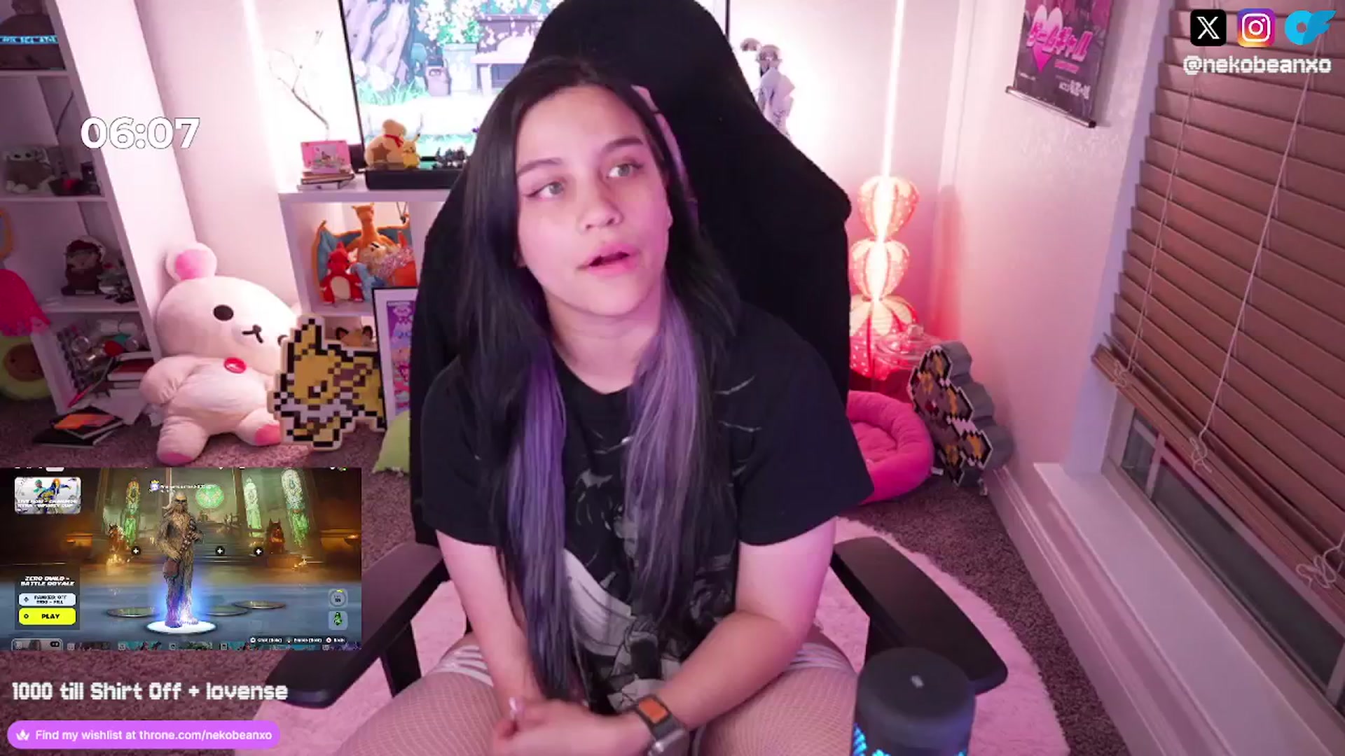 Gallery image thumbnail from Nekobeanxo's myfreecams stream on, 08/22/2024, 04:11 image 6 of 20