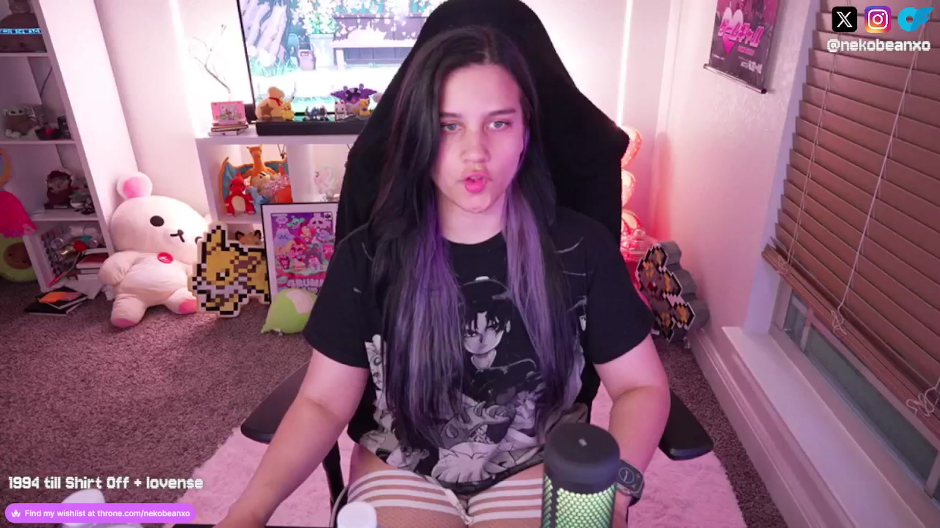 Gallery image thumbnail from Nekobeanxo's myfreecams stream on, 08/22/2024, 04:11 image 1 of 20