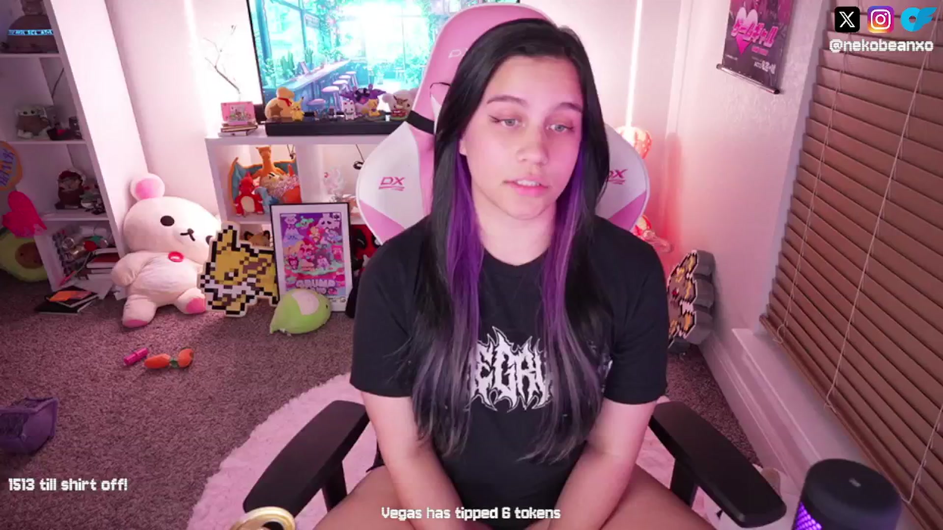 Gallery image thumbnail from Nekobeanxo's myfreecams stream on, 08/28/2024, 04:41 image 7 of 20